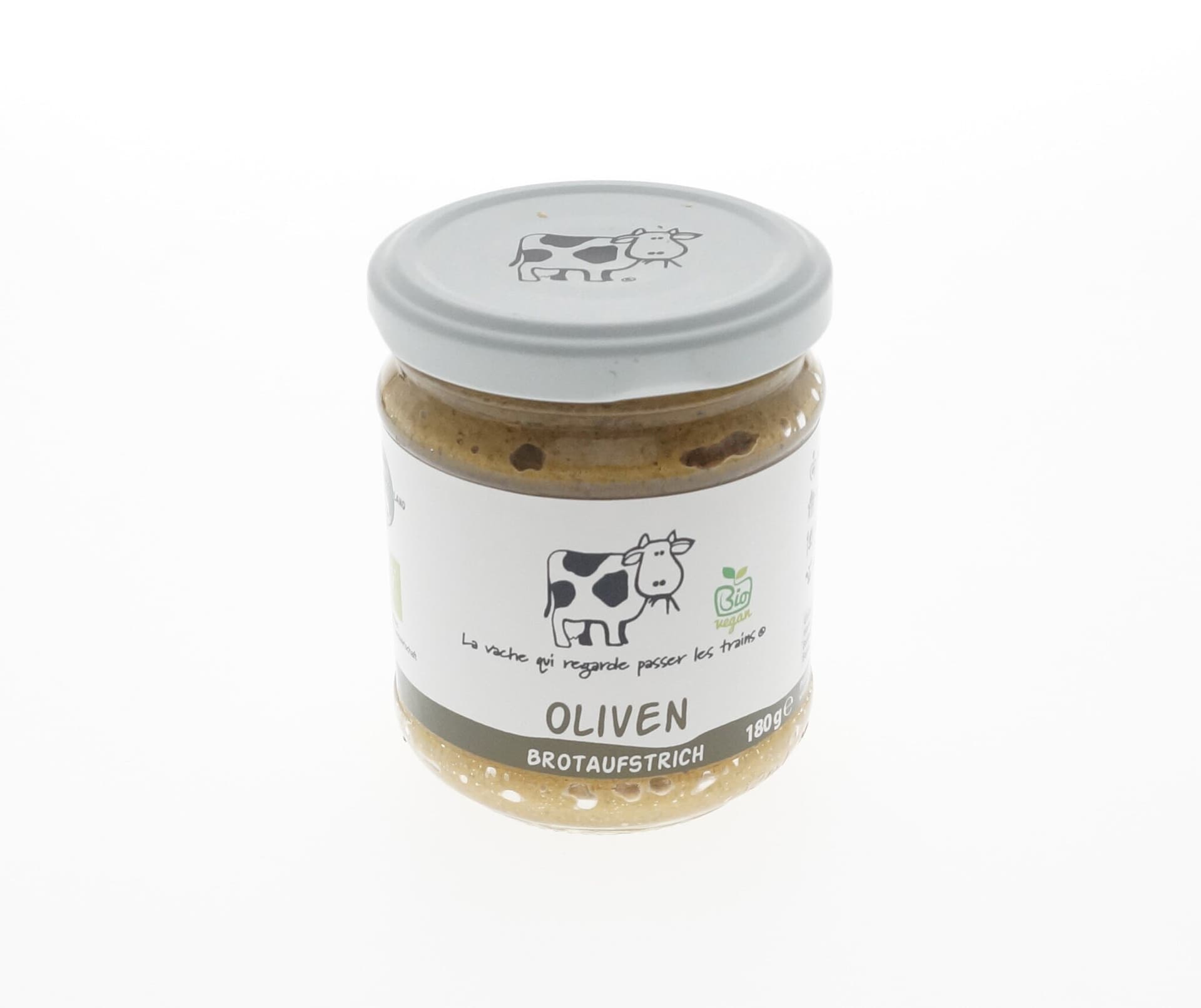 La vache qui regarde Brotaufstrich Grüne Olive