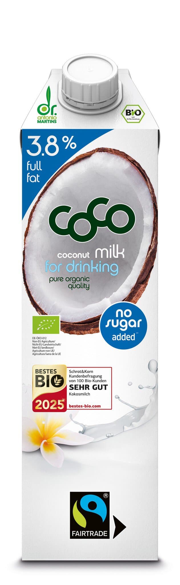 Dr Martins Cocosmilch 3,8% zum Trinken