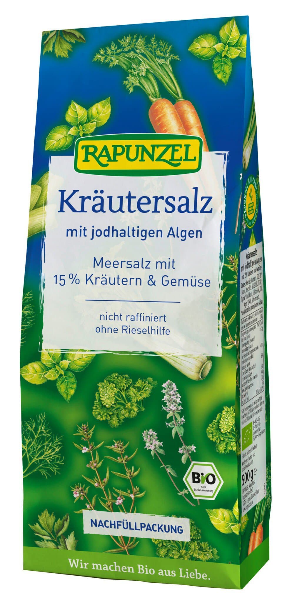 Rapunzel Kräutersalz jodiert Nachfüllpackung