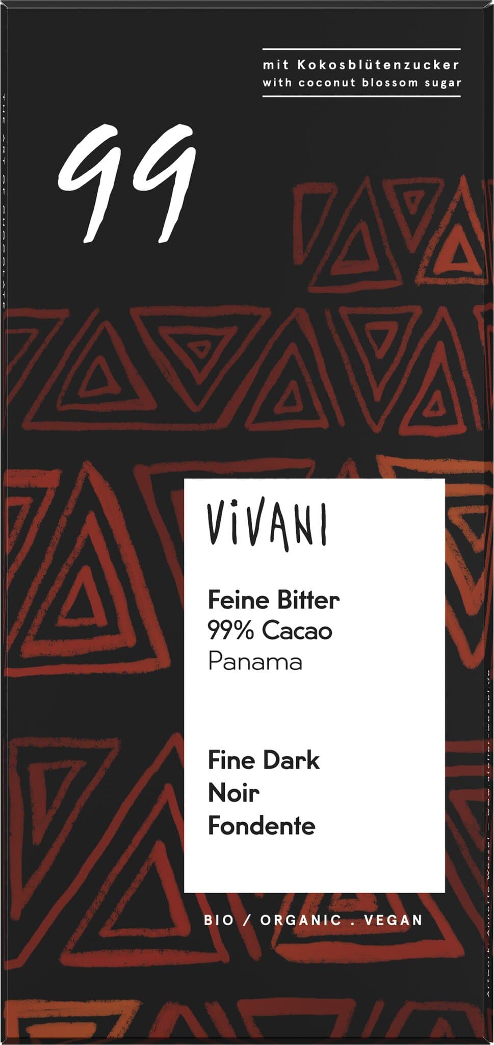 Vivani Feine Bitter 99% Cacao Panama