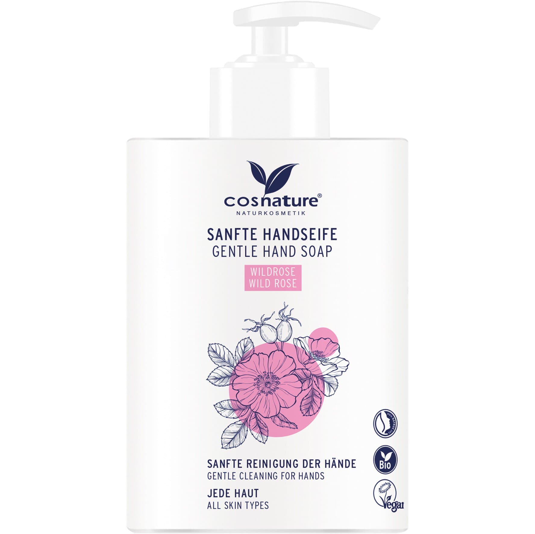 cosnature Sanfte Handseife Wild Rose