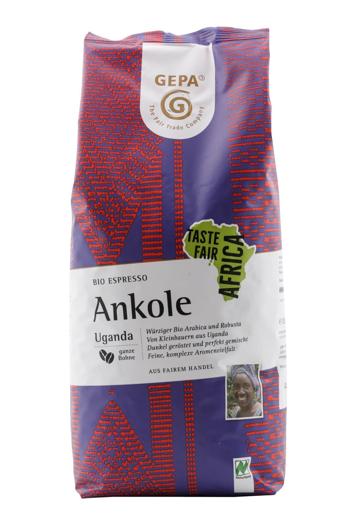 Gepa Espresso Ankole ganze Bohne
