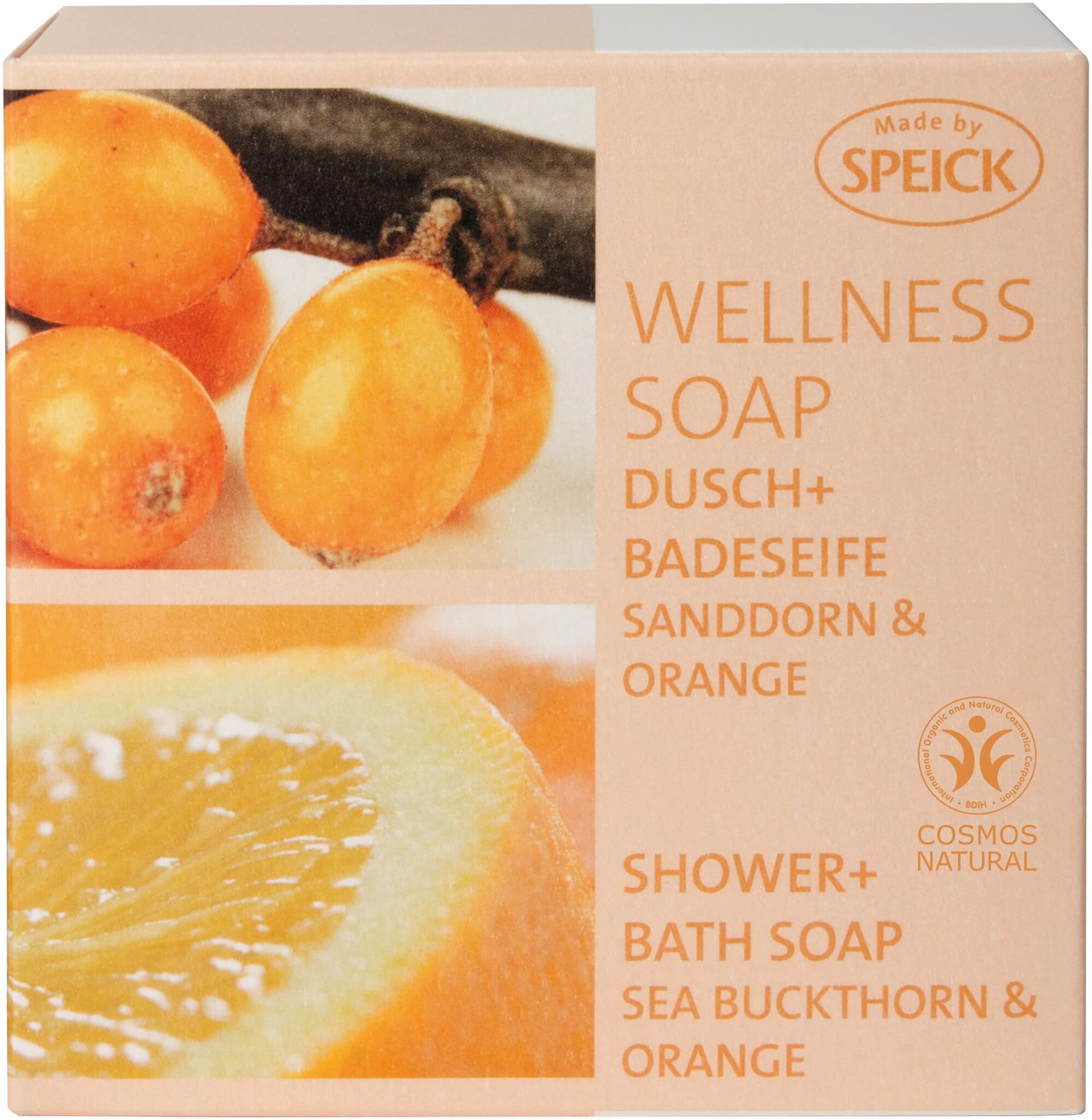 made by Speick Dusch&Badeseife Sanddorn+Orange
