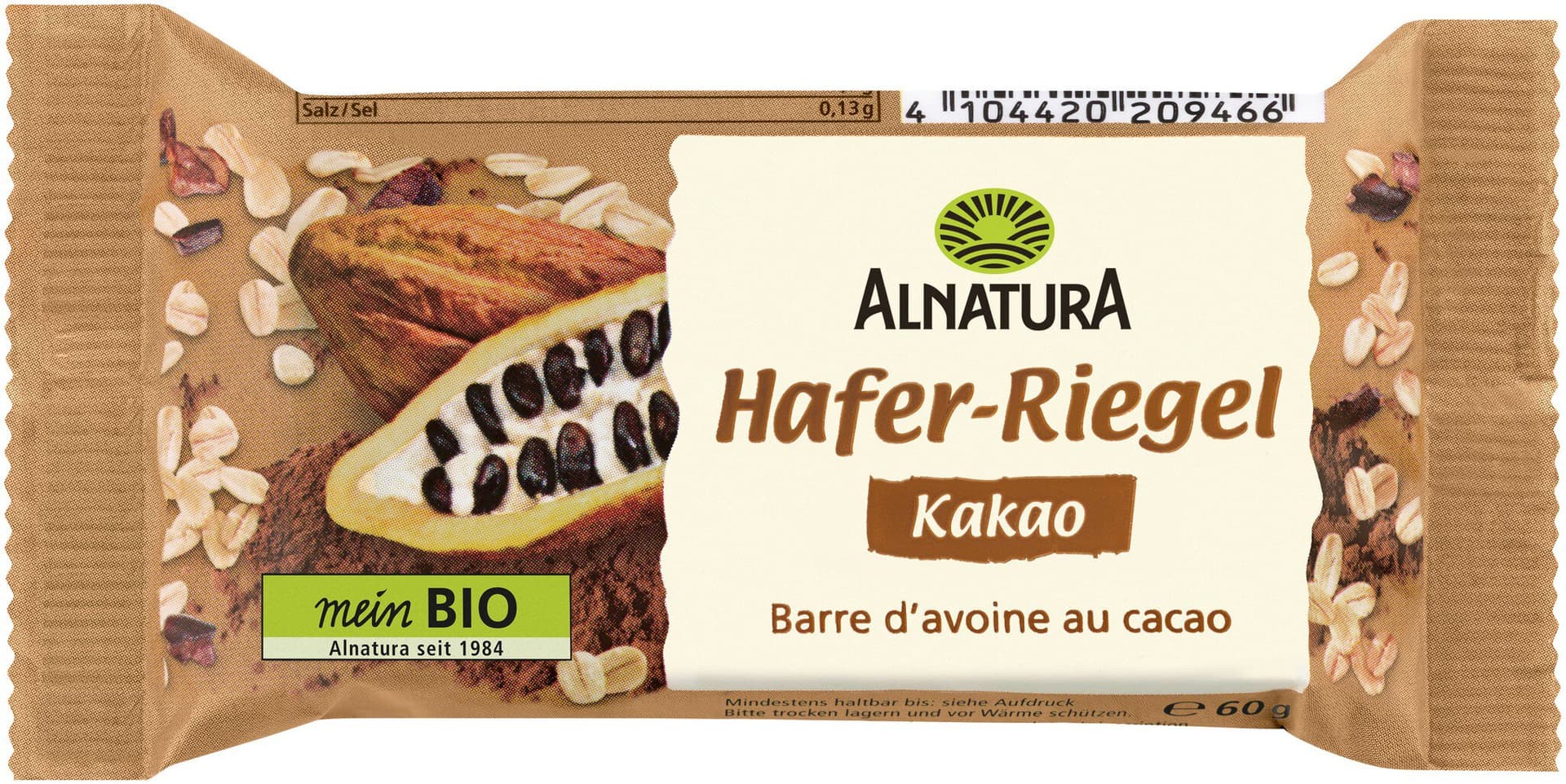 Alnatura Hafer-Riegel Kakao