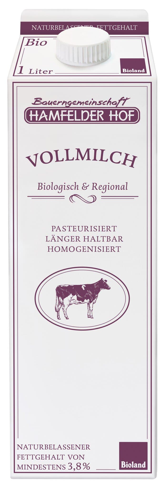 Hamfelder Hof Vollmilch länger frisch 3,8%