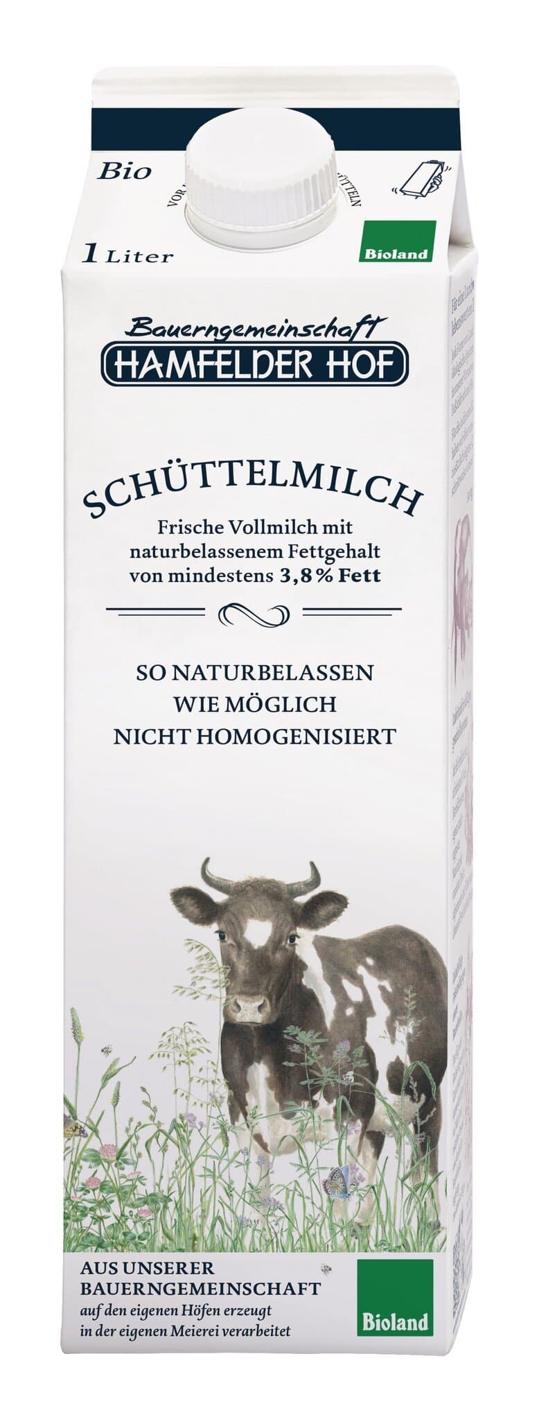 Hamfelder Hof Frische Vollmilch 3,8% 1L