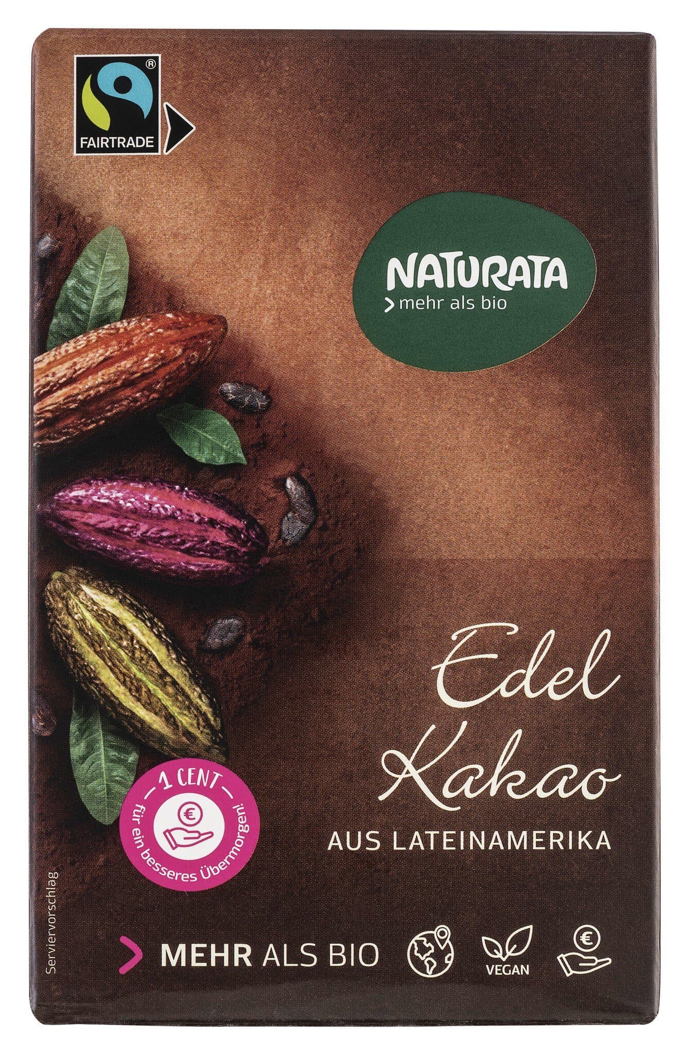 Naturata Edelkakao schwach entölt