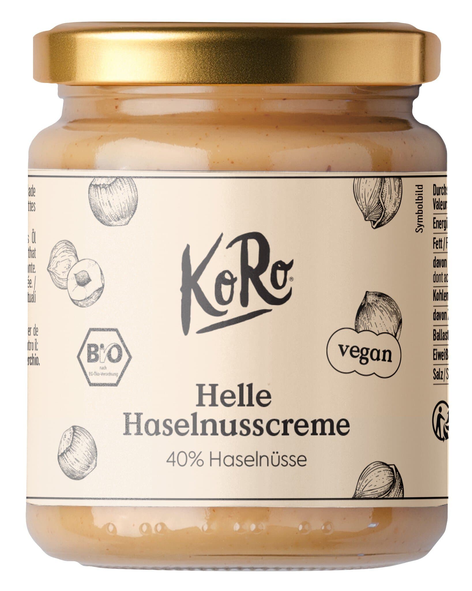 Koro Helle Haselnusscreme