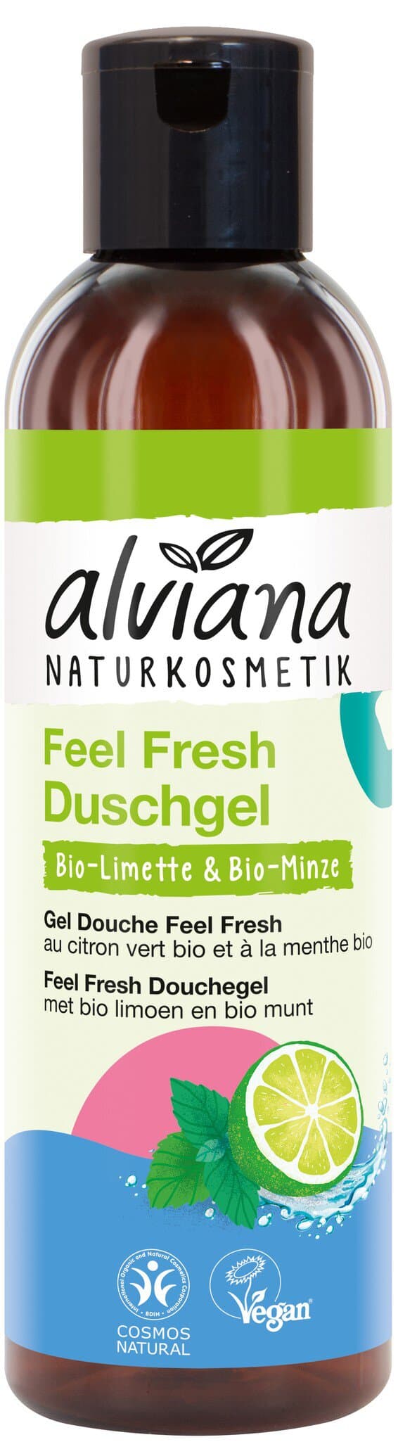 alviana Feel Fresh Duschgel Bio-Limette & Bio-Minze