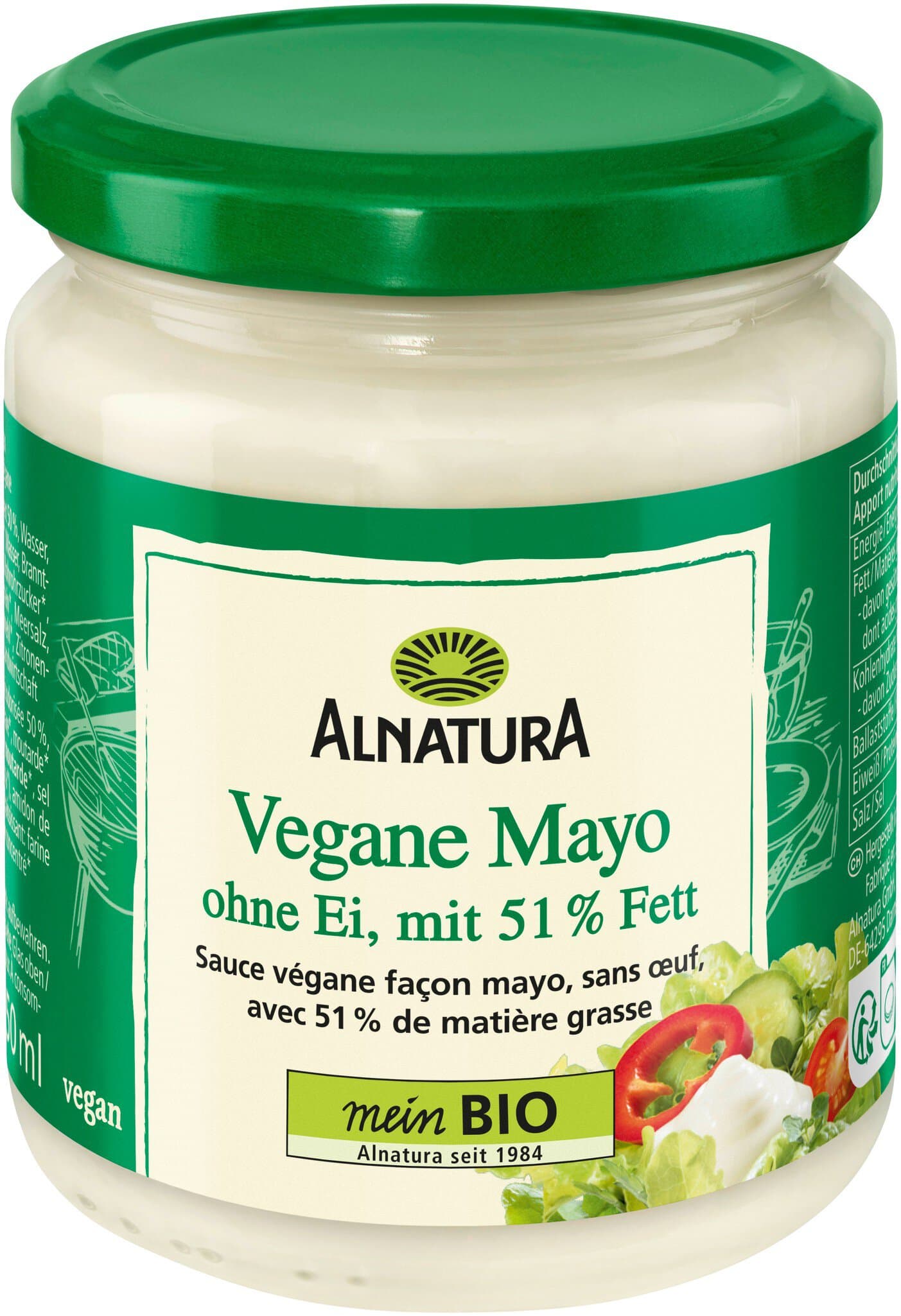 Alnatura „Vegane Mayo“ ohne Ei