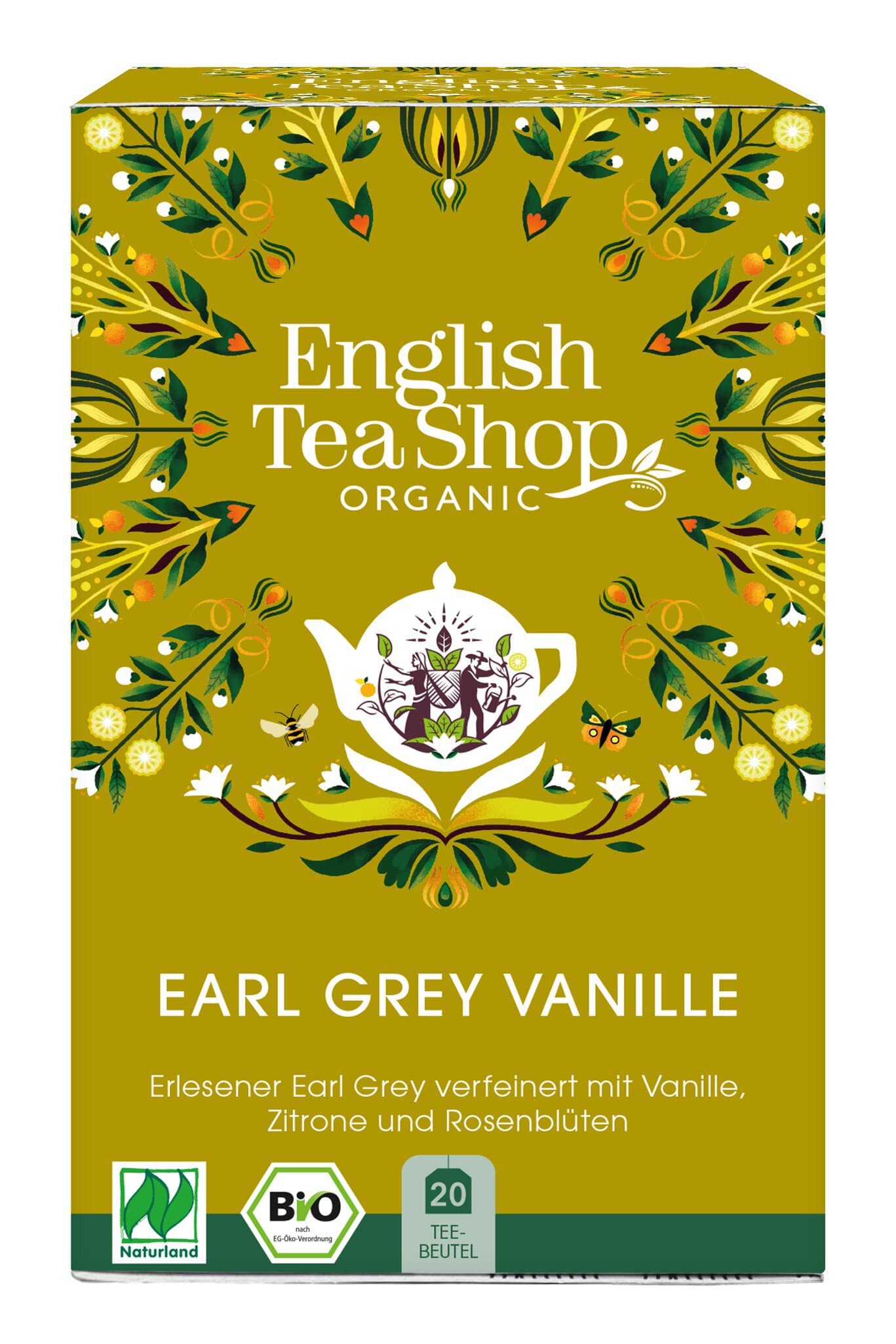 English Tea Shop Earl Grey Vanille Schwarztee