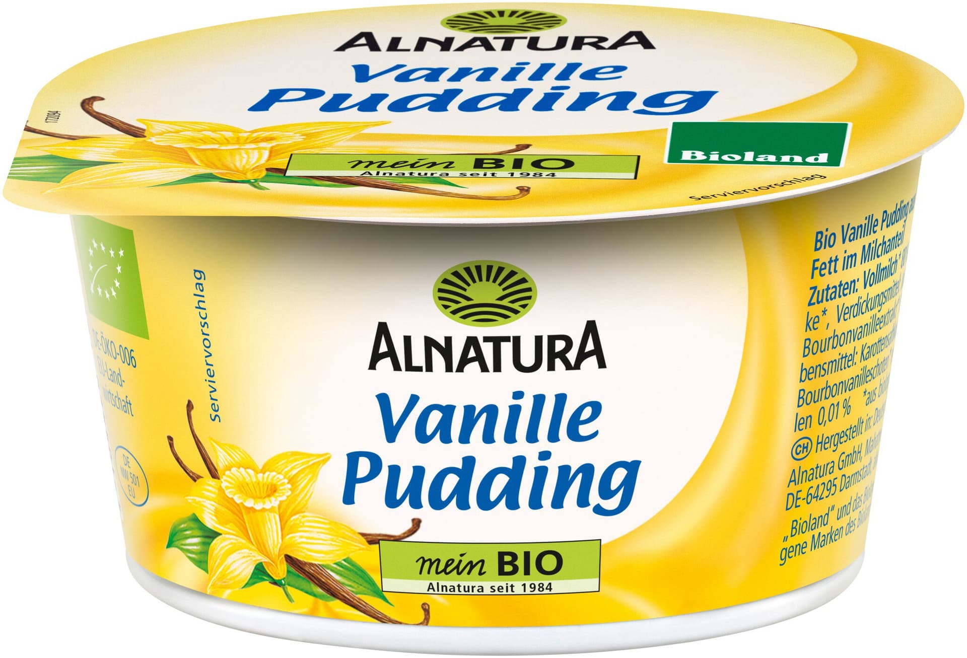 Alnatura Vanillepudding