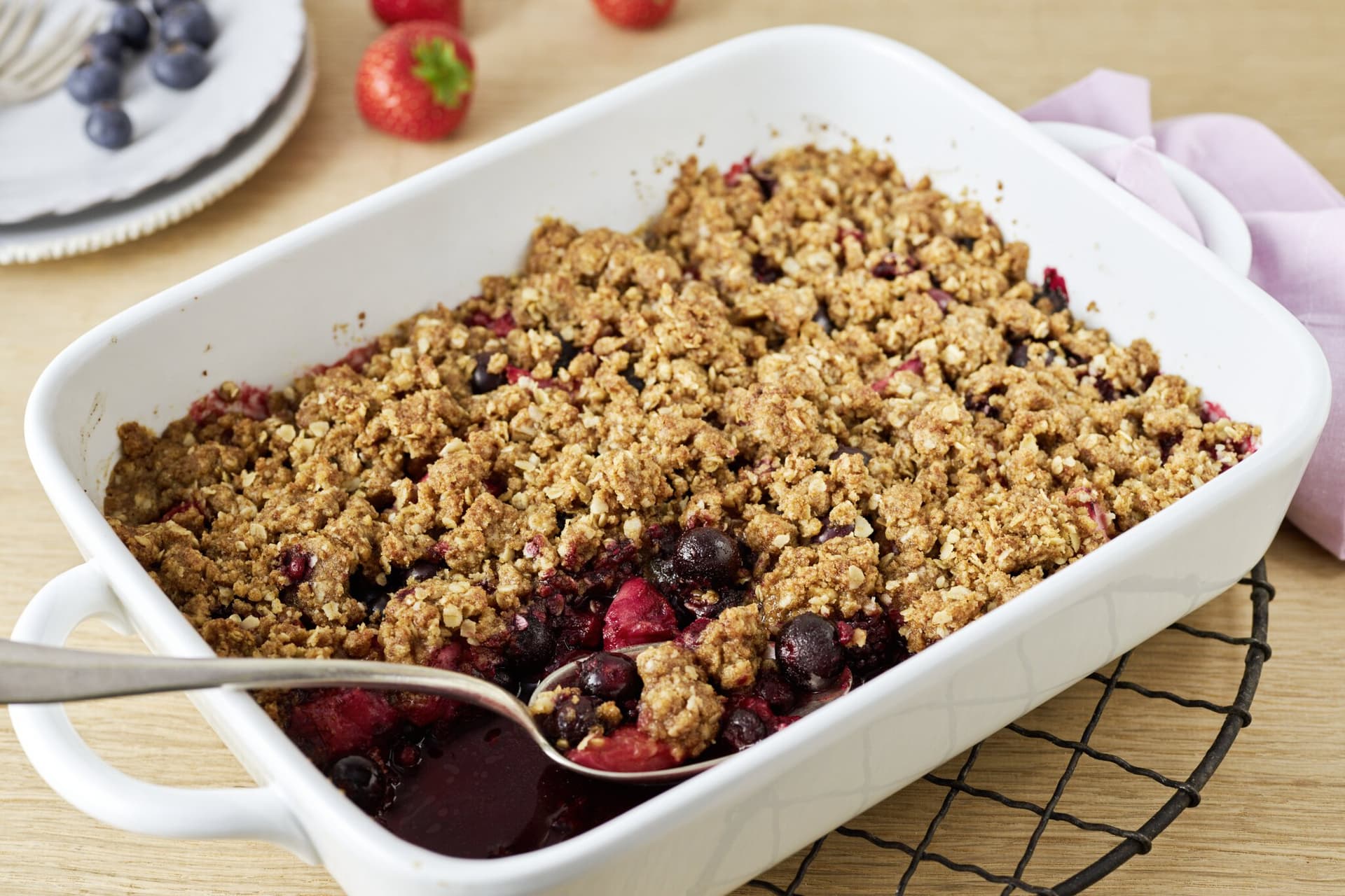 Beeren-Crumble
