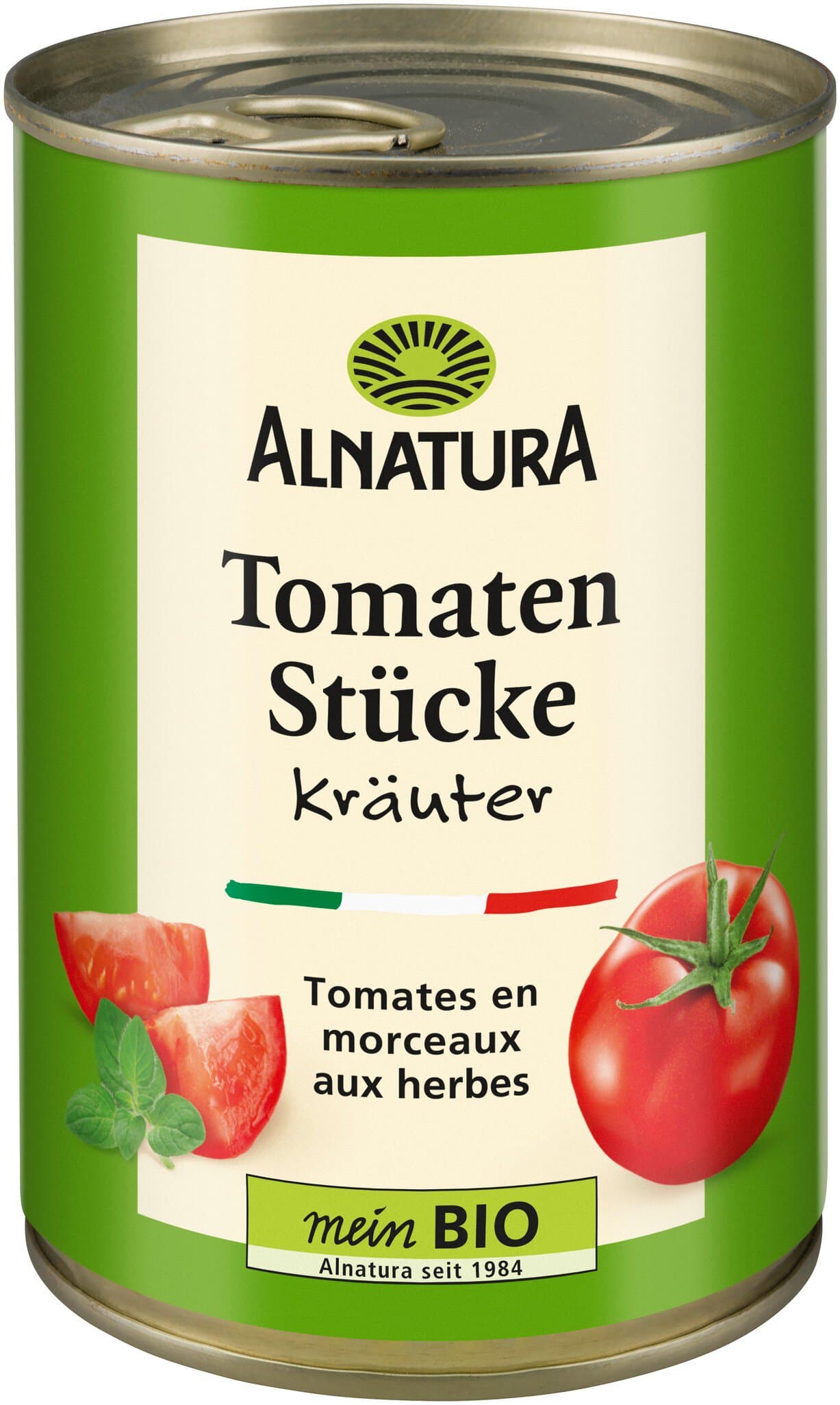 Alnatura Tomatenstücke mit Kräutern