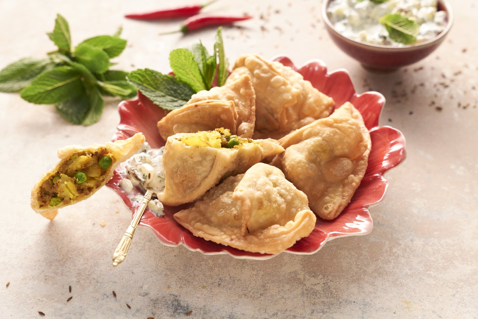 Samosas – indische Teigtaschen