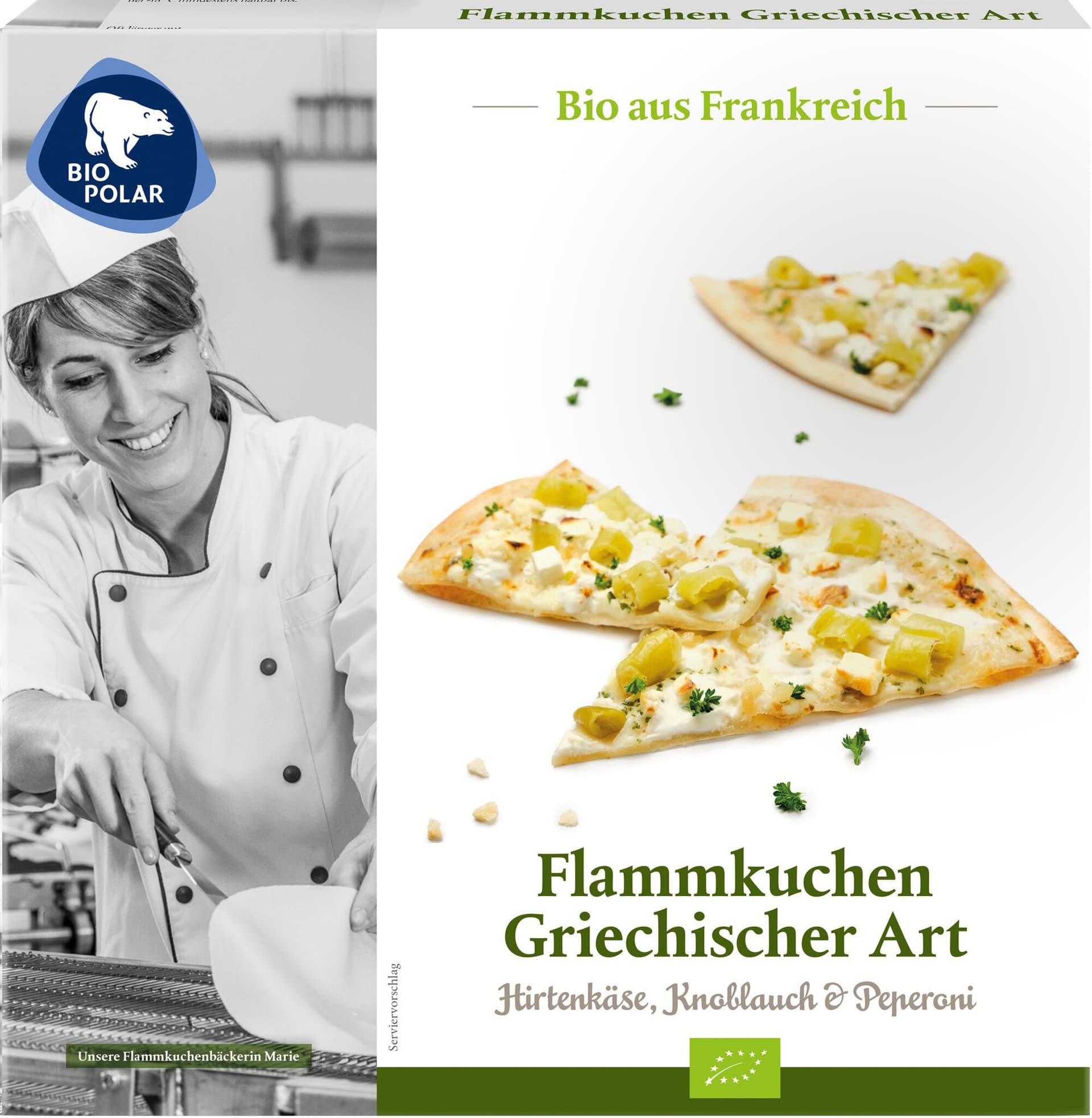 Biopolar Flammkuchen Griechischer Art