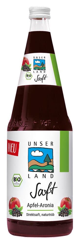 Unser Land Apfel Aronia Saft