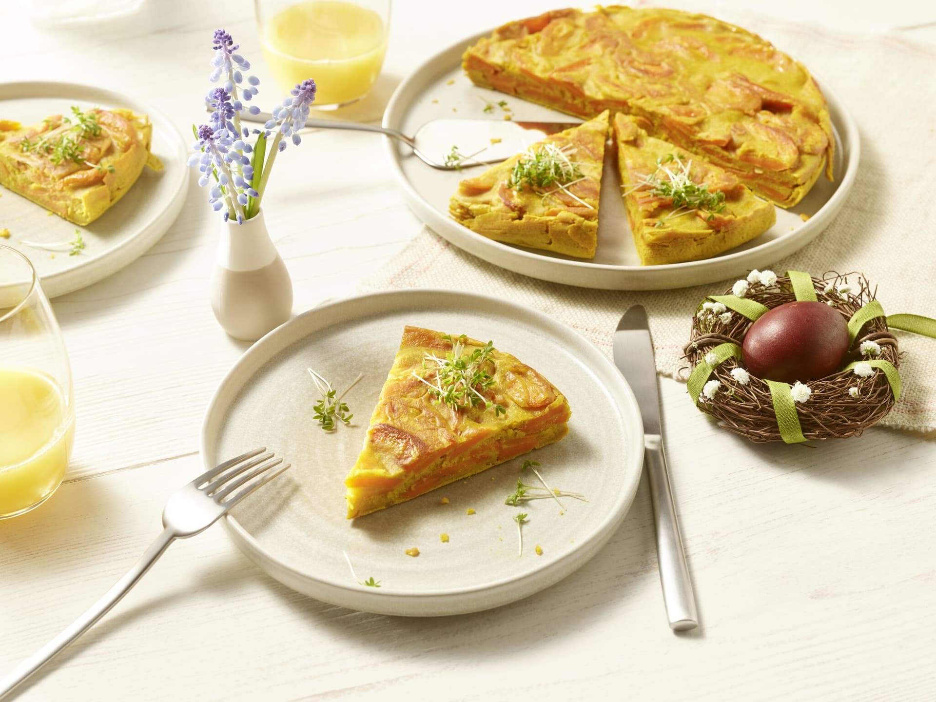Vegane Karottentortilla