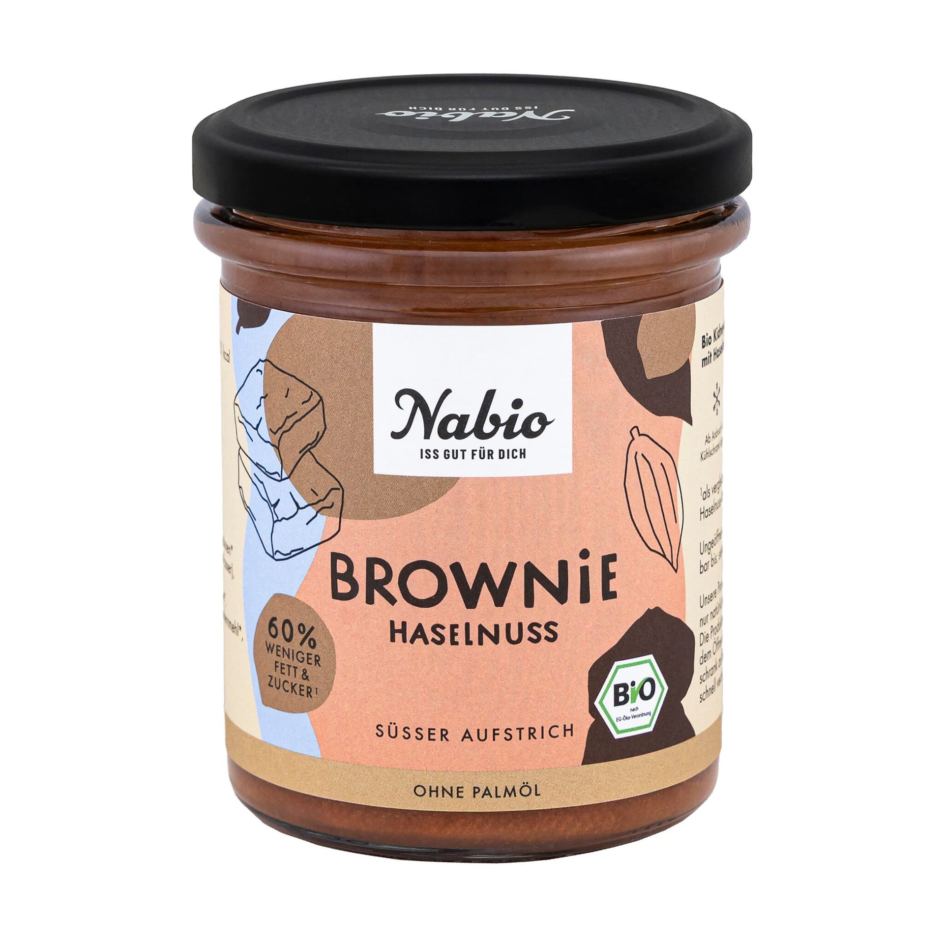 Nabio Brownie Haselnuss
