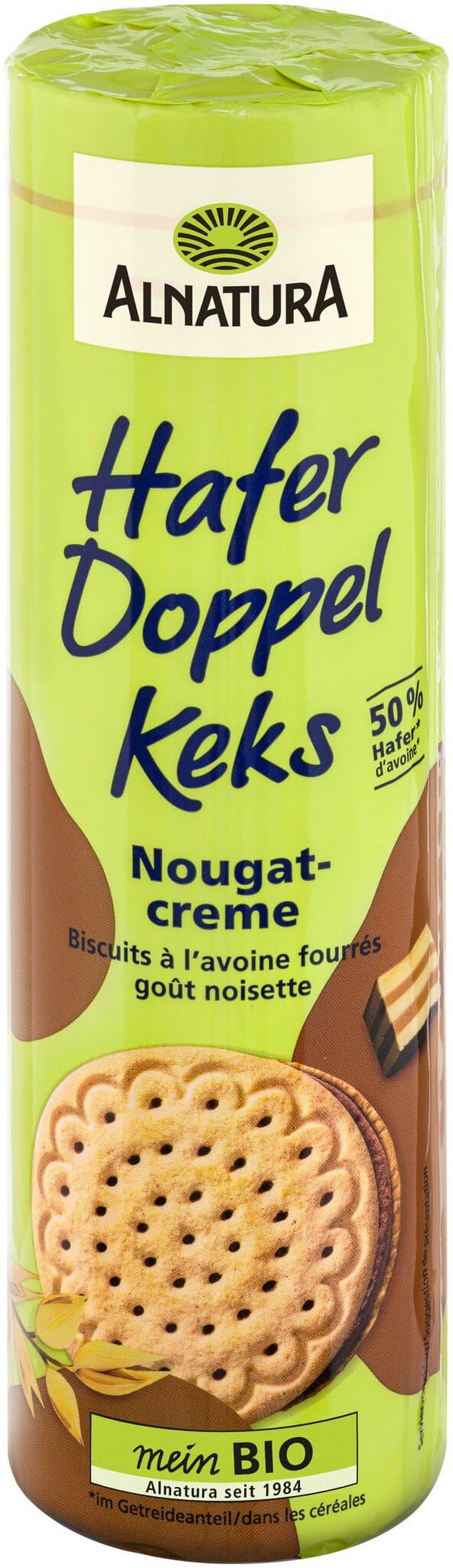 Alnatura Hafer-Doppelkeks Nougatcreme