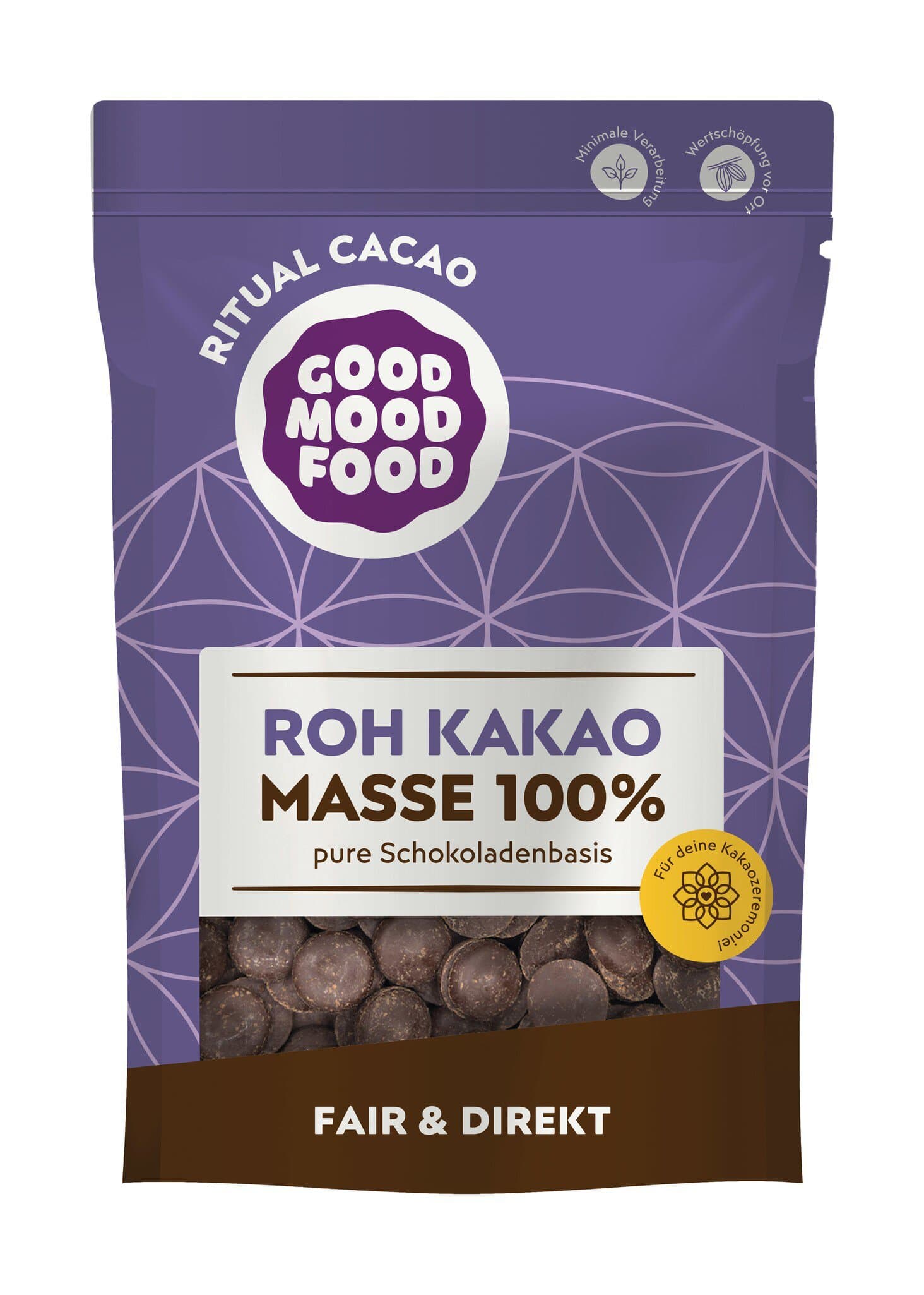 goodmoodfood Roh Kakao Masse 100%