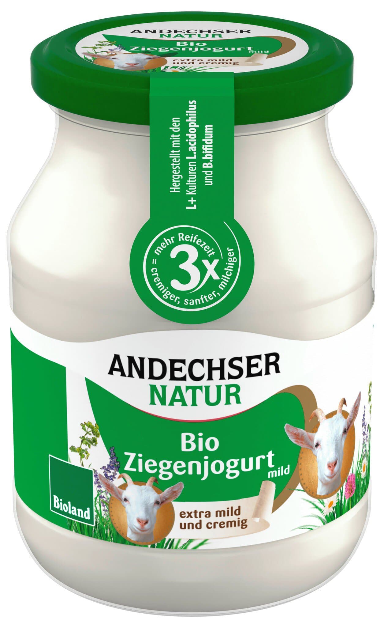 Andechser Natur Ziegenjoghurt 3,5% im Glas