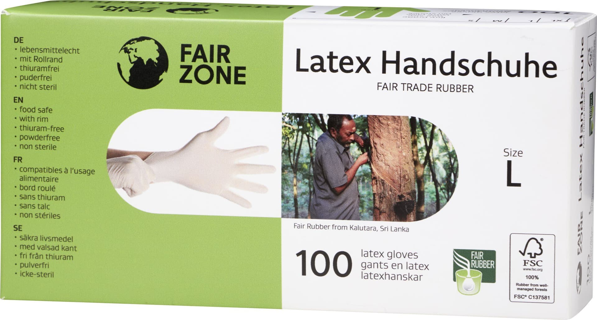 Fair Zone Einweghandschuhe L