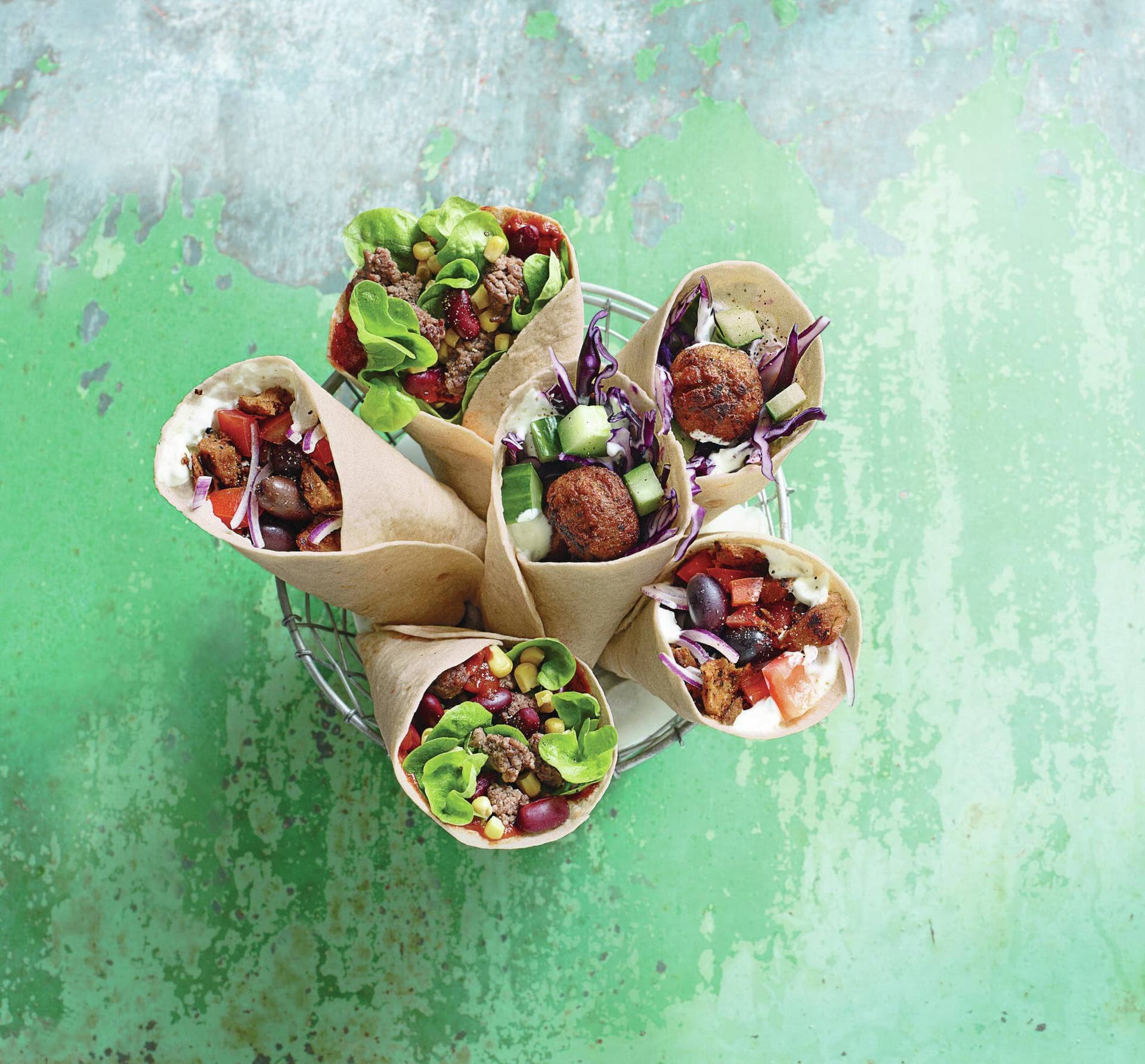 Mexikanische Tortilla-Wraps