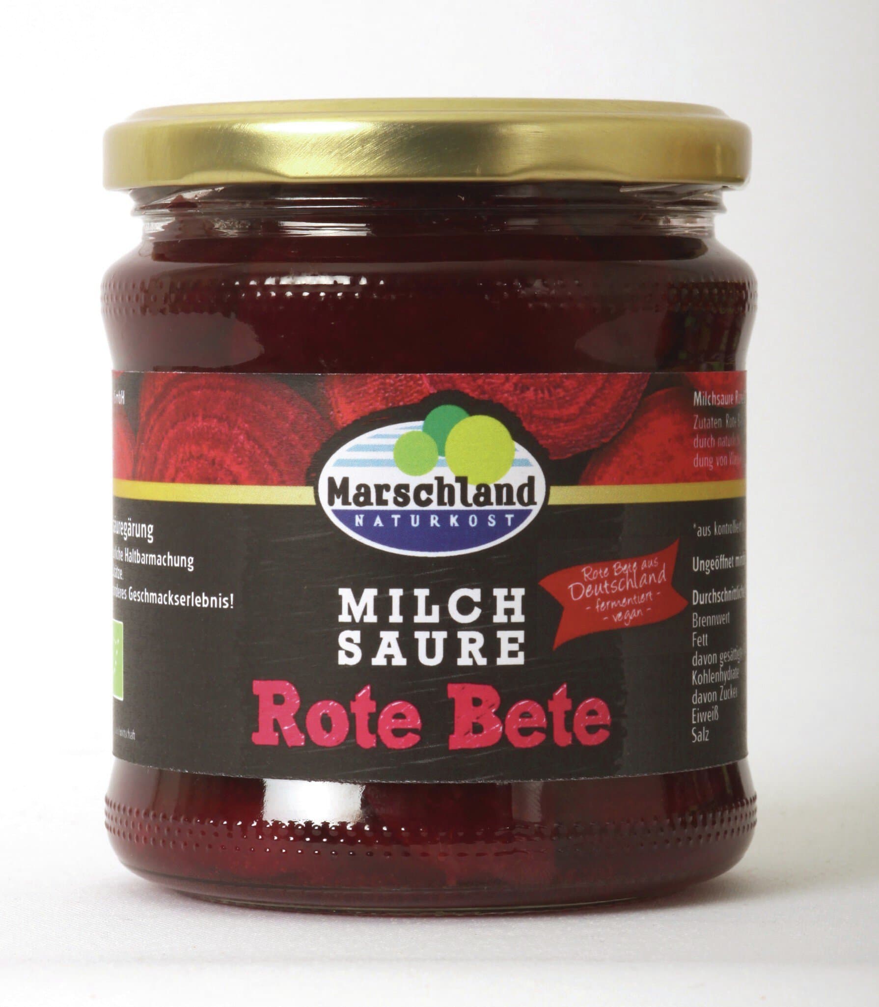 Marschland Naturkost Rote Bete milchsauer fermentiert