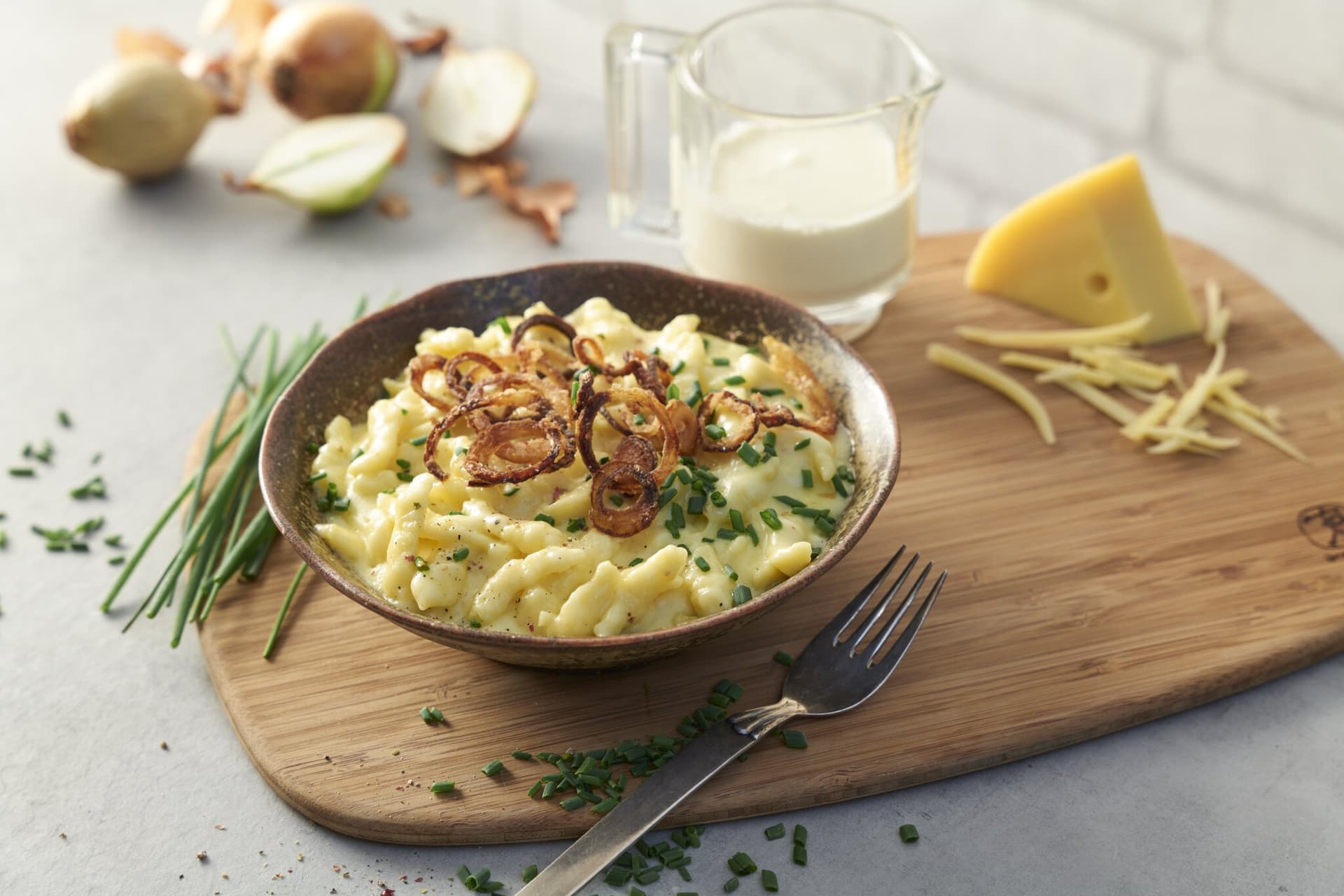 Schnelle Käsespätzle