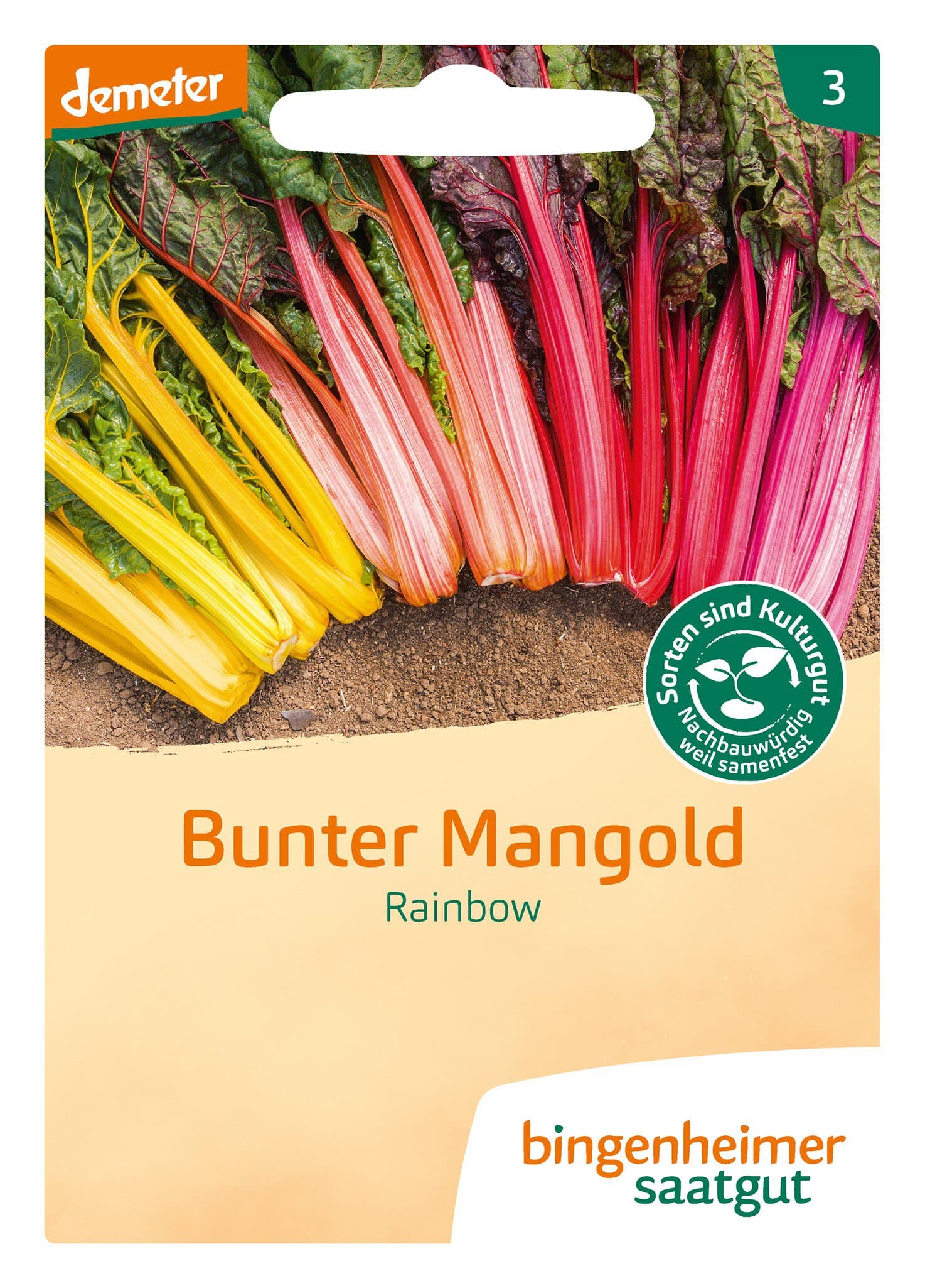 Bingenheimer Saatgut Mangold Rainbow (Gemüsesamen)