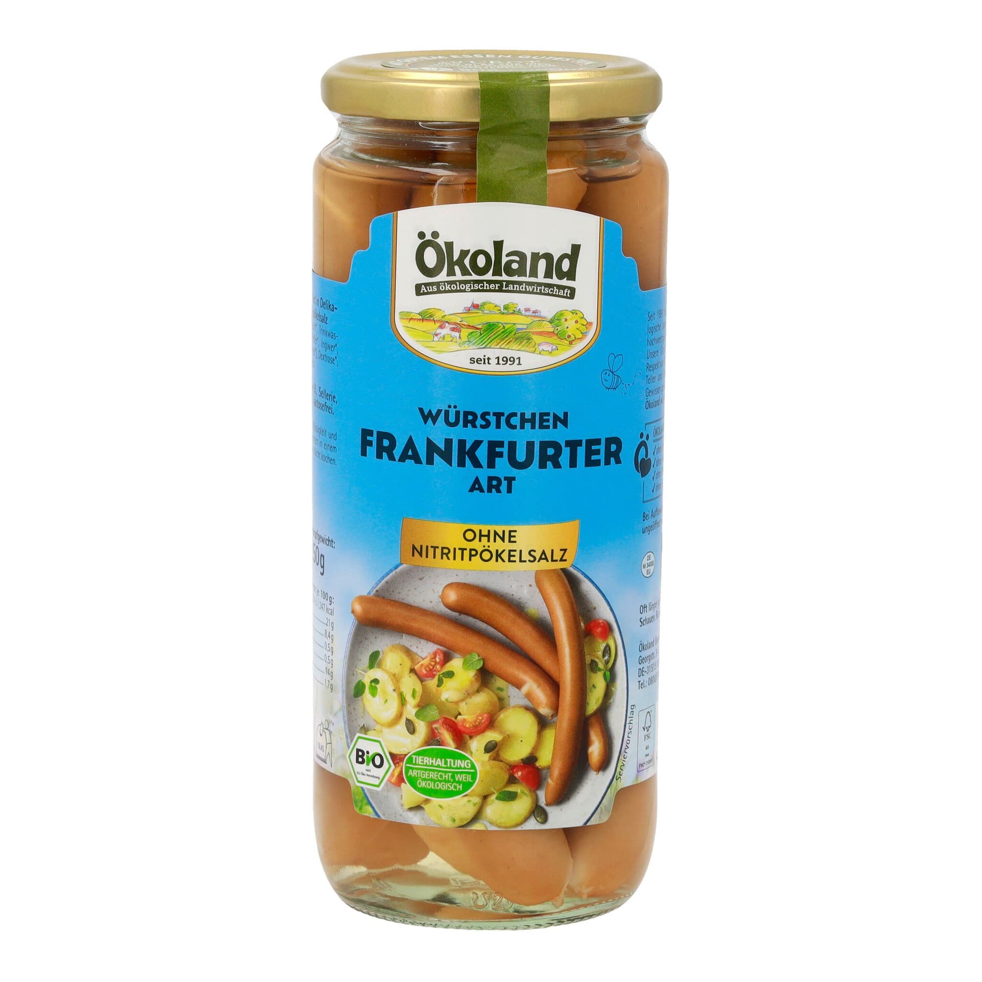 Ökoland Frankfurter Würstchen
