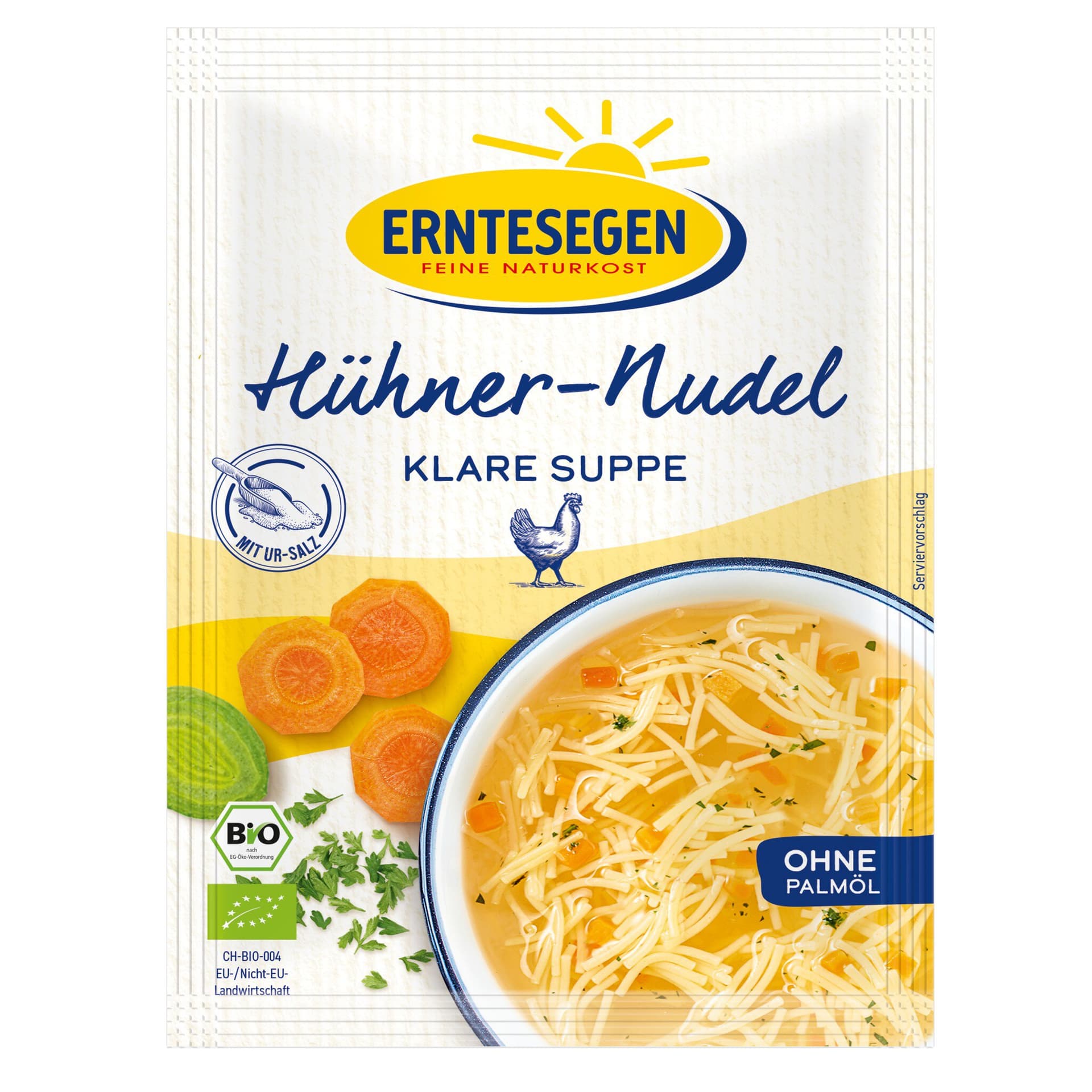 Erntesegen Hühner-Nudel Klare Suppe