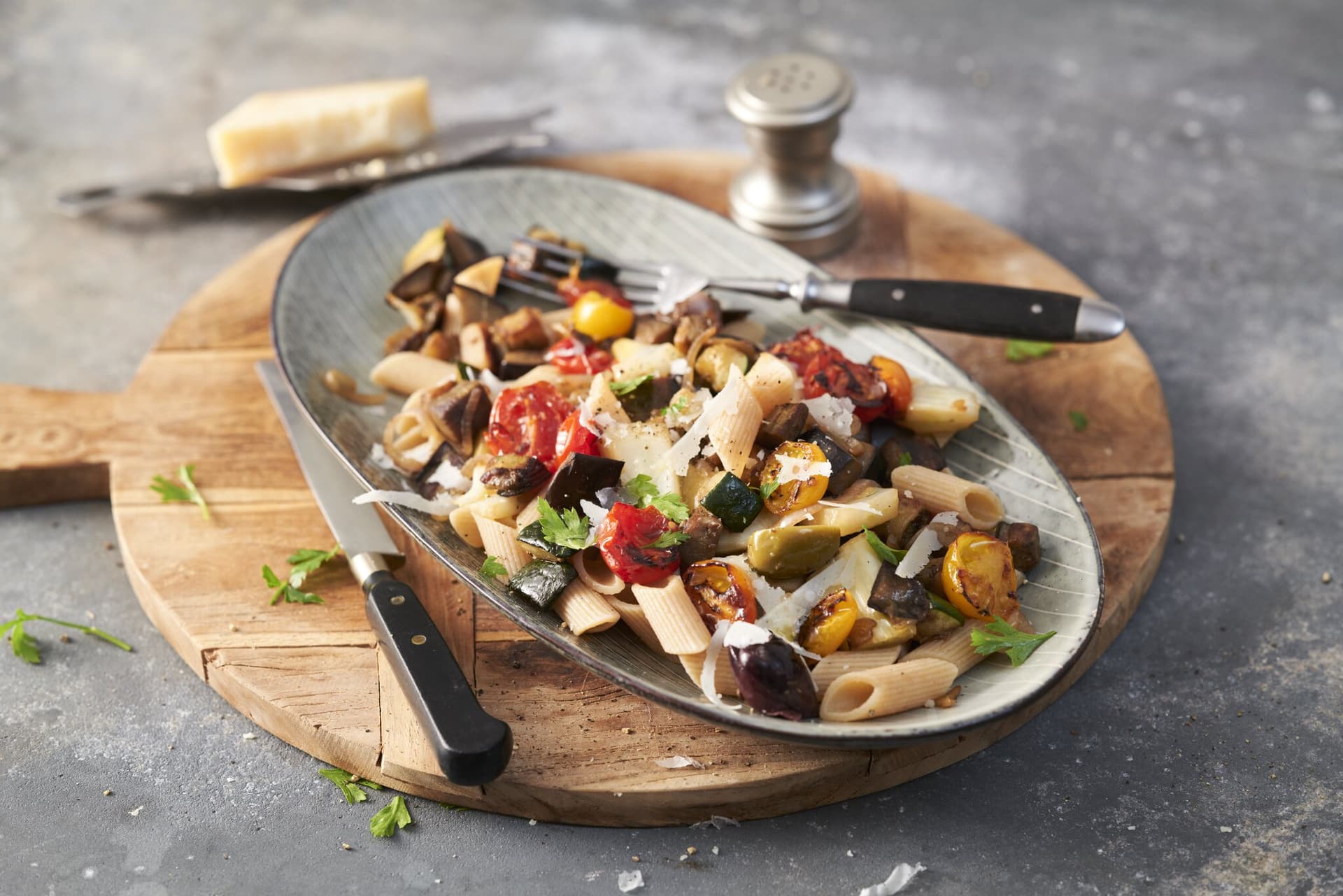 Pasta mit Grillgemüse