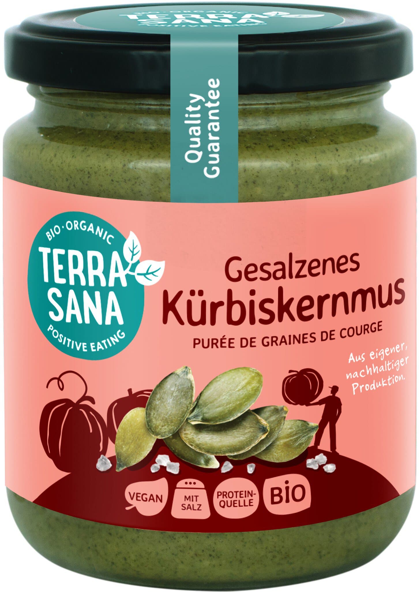 Terra Sana Kürbiskernmus mit Steinsalz