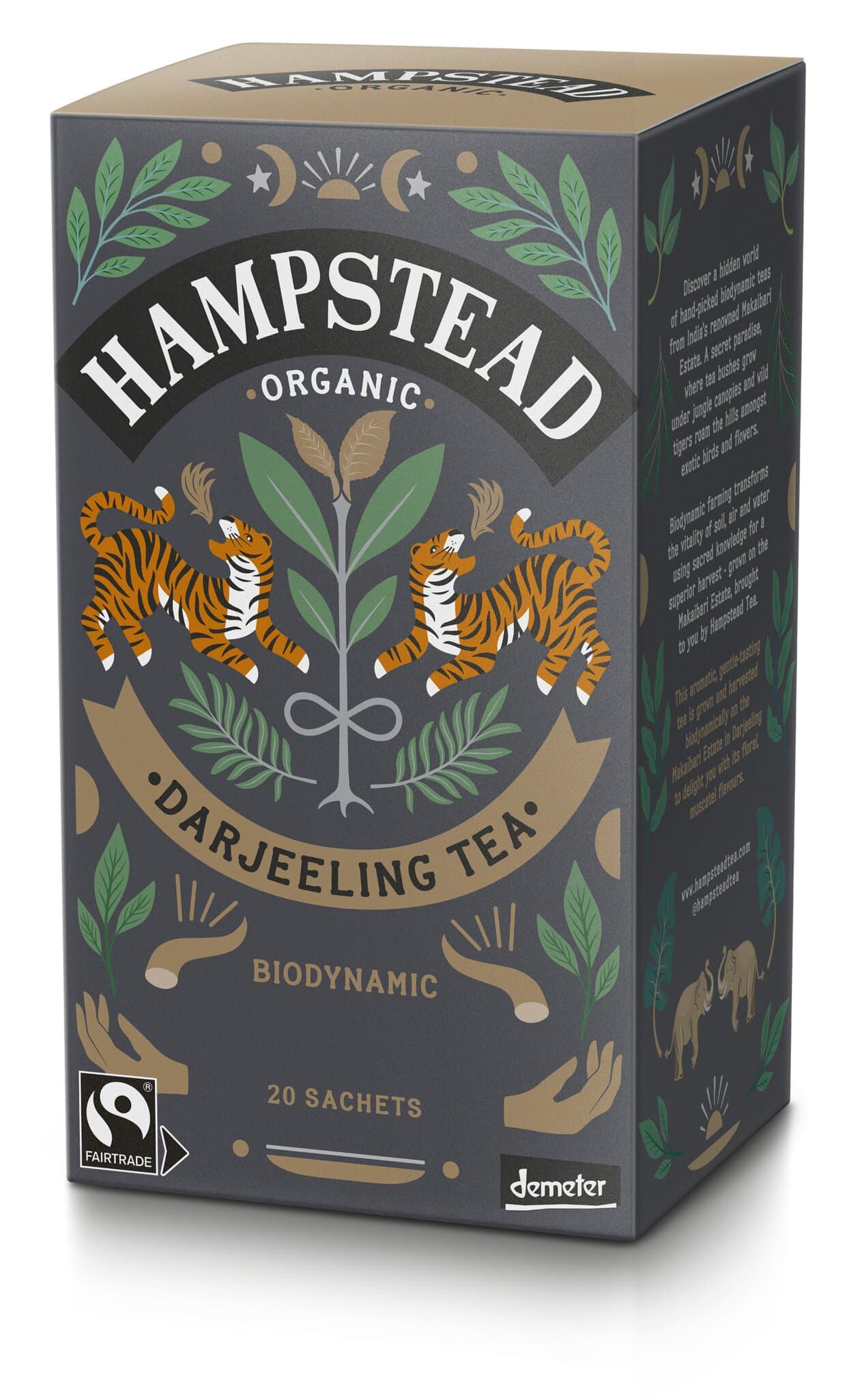 Hampstead Darjeeling Schwarztee demeter 20 Btl.