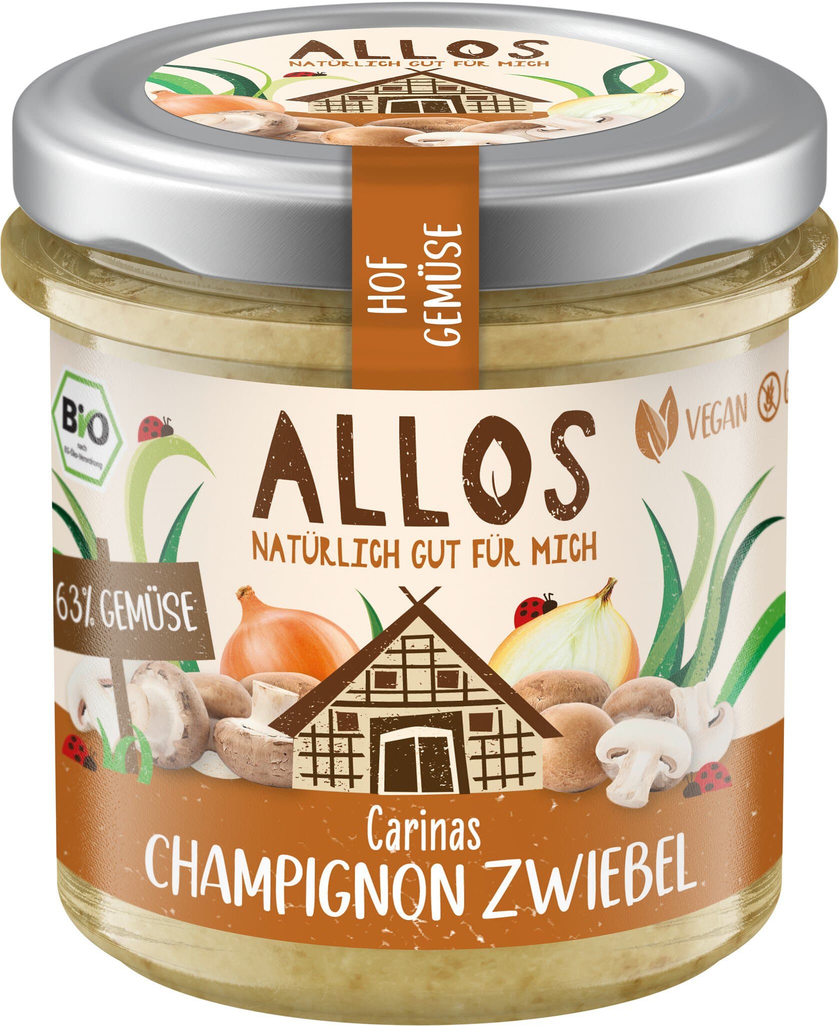 Allos Hofgemüse Carinas Champignon Zwiebel