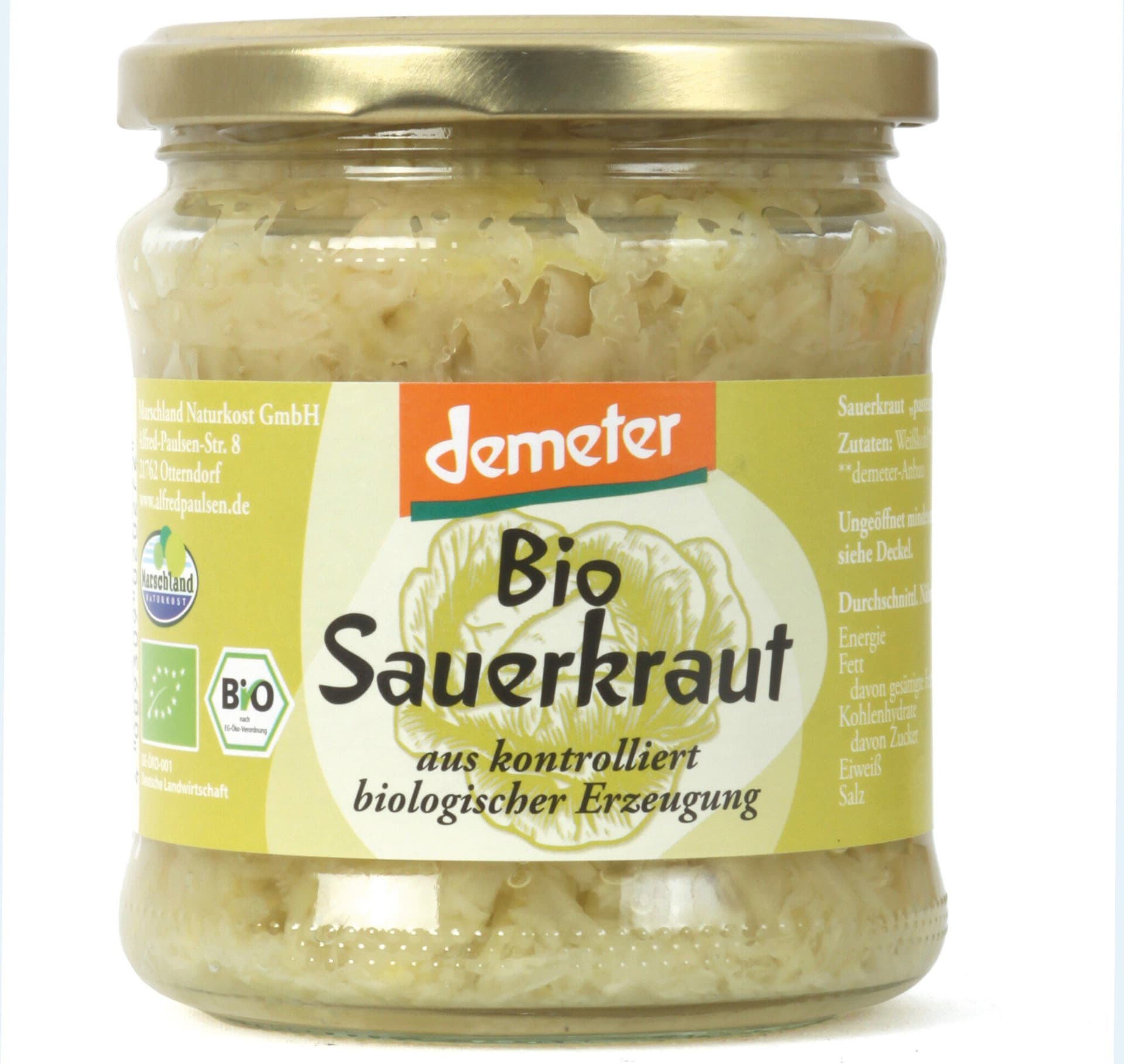 Marschland Naturkost Sauerkraut demeter