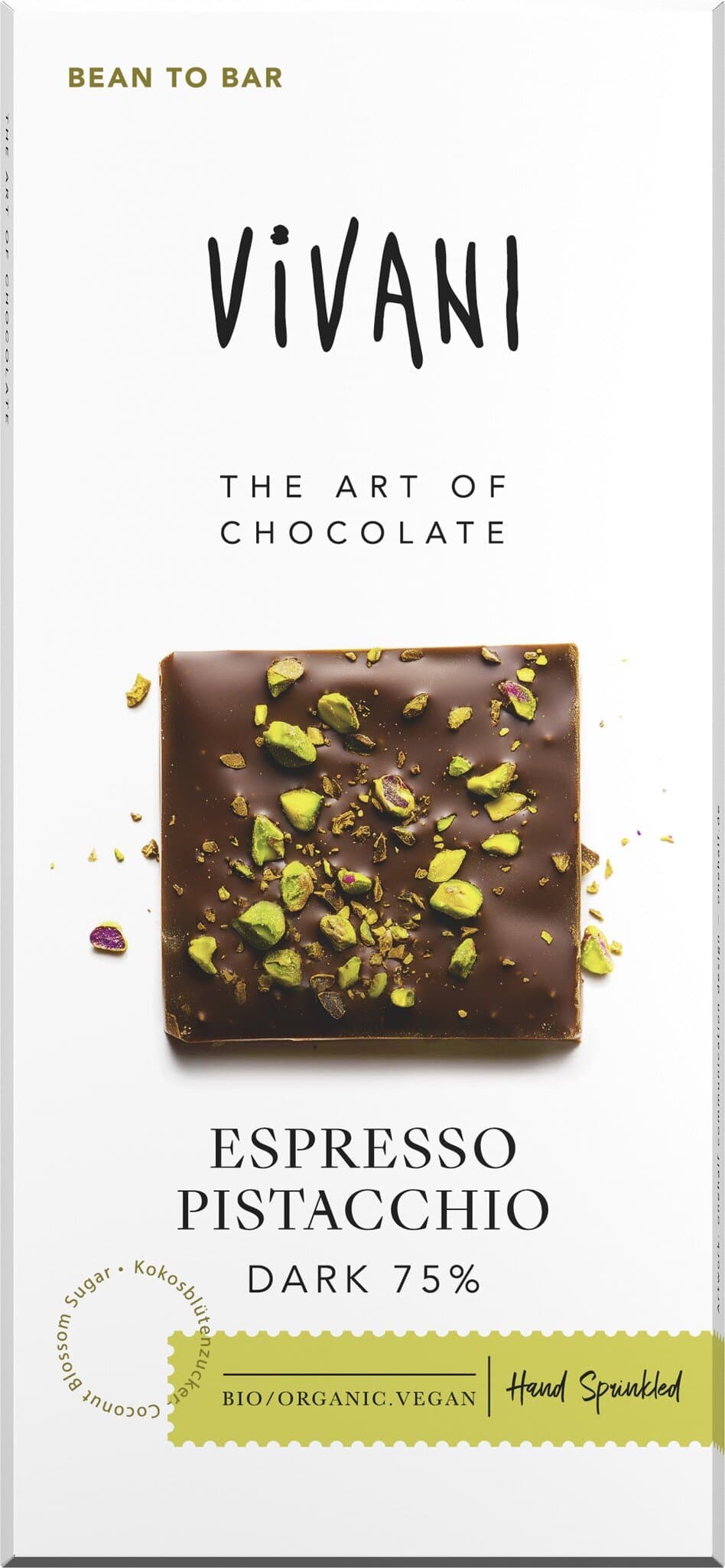 Vivani Espresso Pistacchio Dark 75%