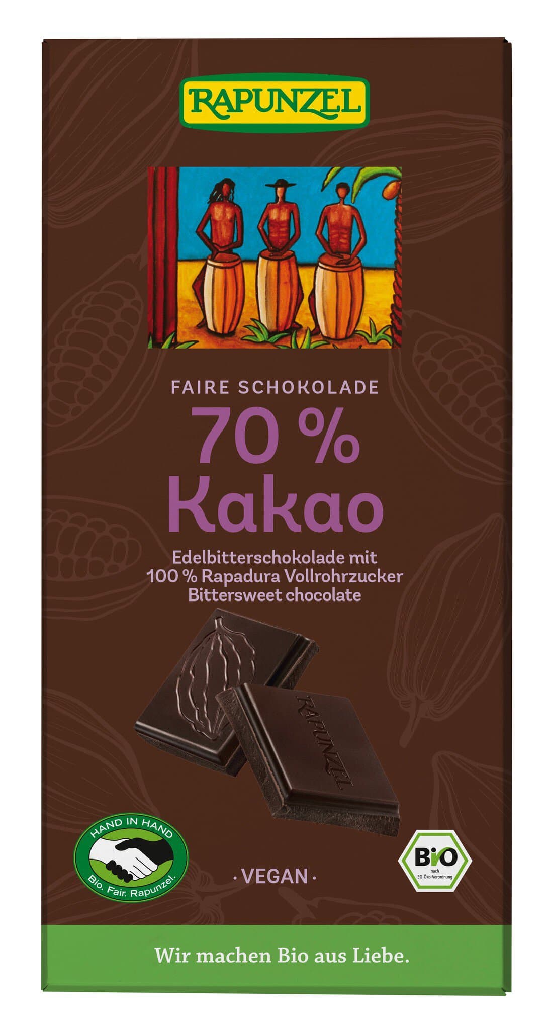 Rapunzel Schokolade Edelbitter 70%