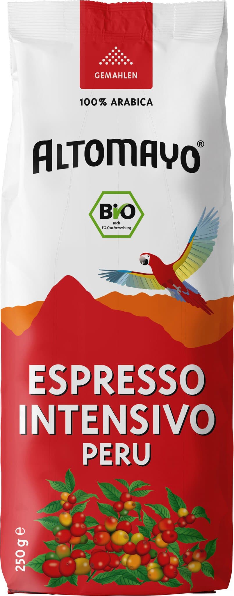 Altomayo Espresso gemahlen