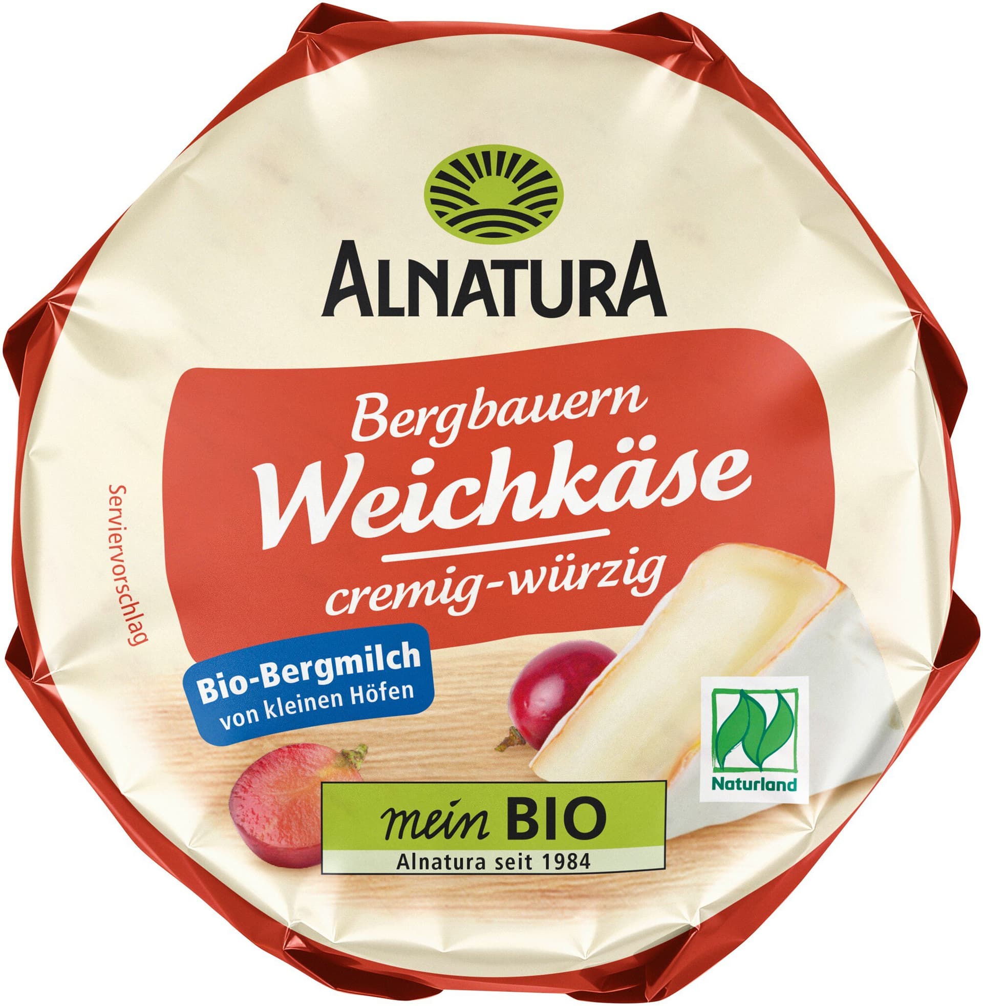 Alnatura Bergbauern-Weichkäse