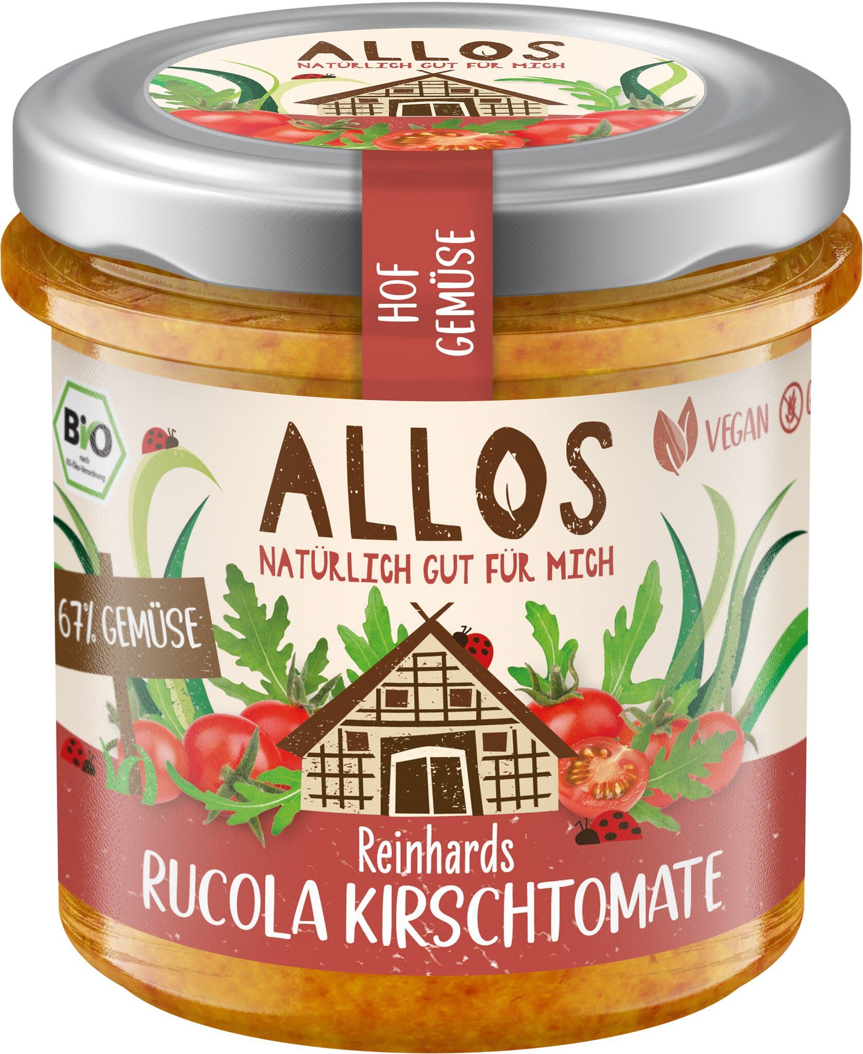 Allos Hofgemüse Reinhards Rucola Kirschtomate