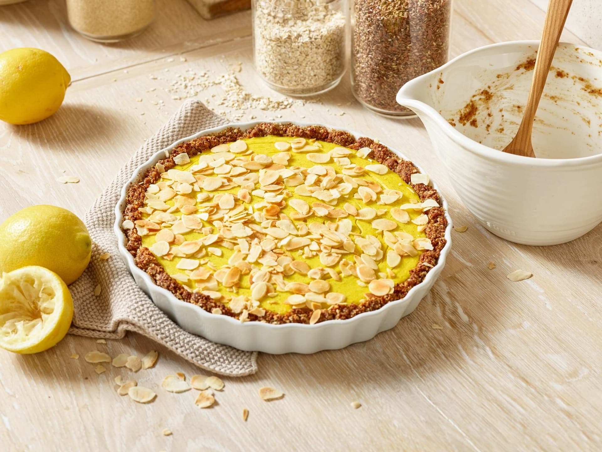 Kokos-Zitronen-Tarte