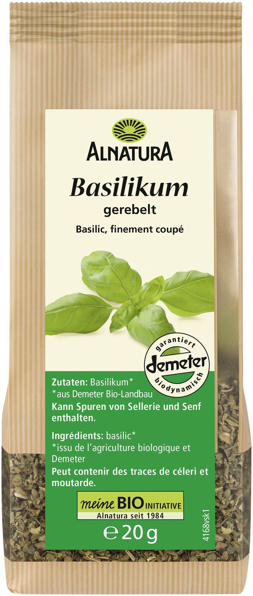 Alnatura Basilikum gerebelt