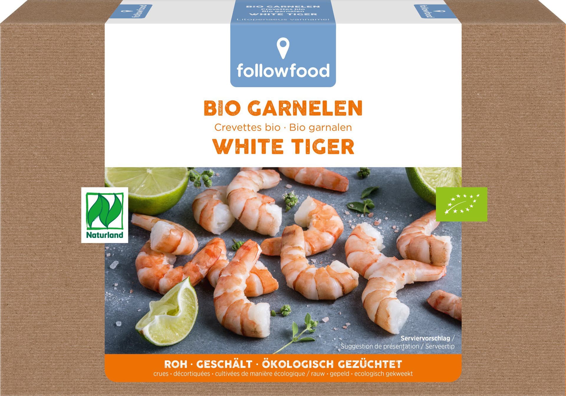 FollowFood White Tiger Garnelen