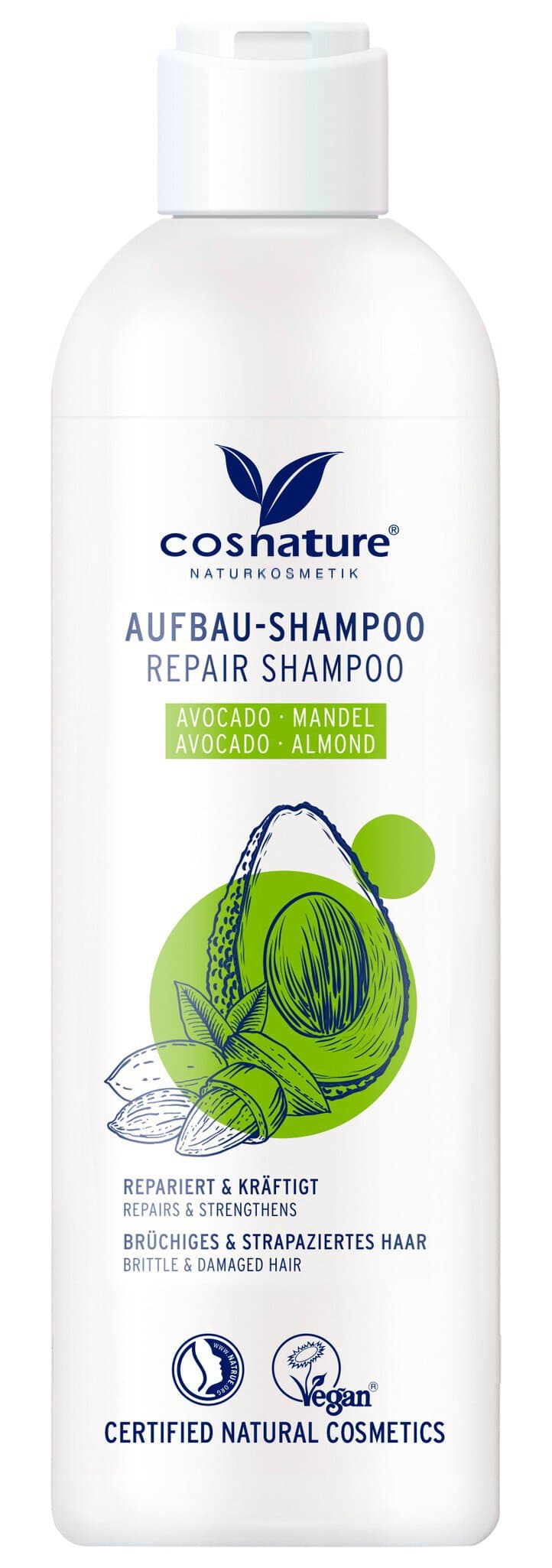 cosnature Aufbau-Shampoo Avocado & Mandel