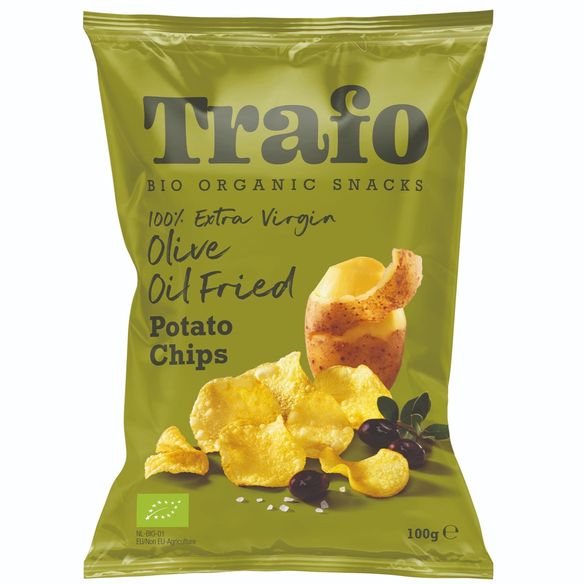 Trafo Kartoffelchips in Olivenöl gebacken