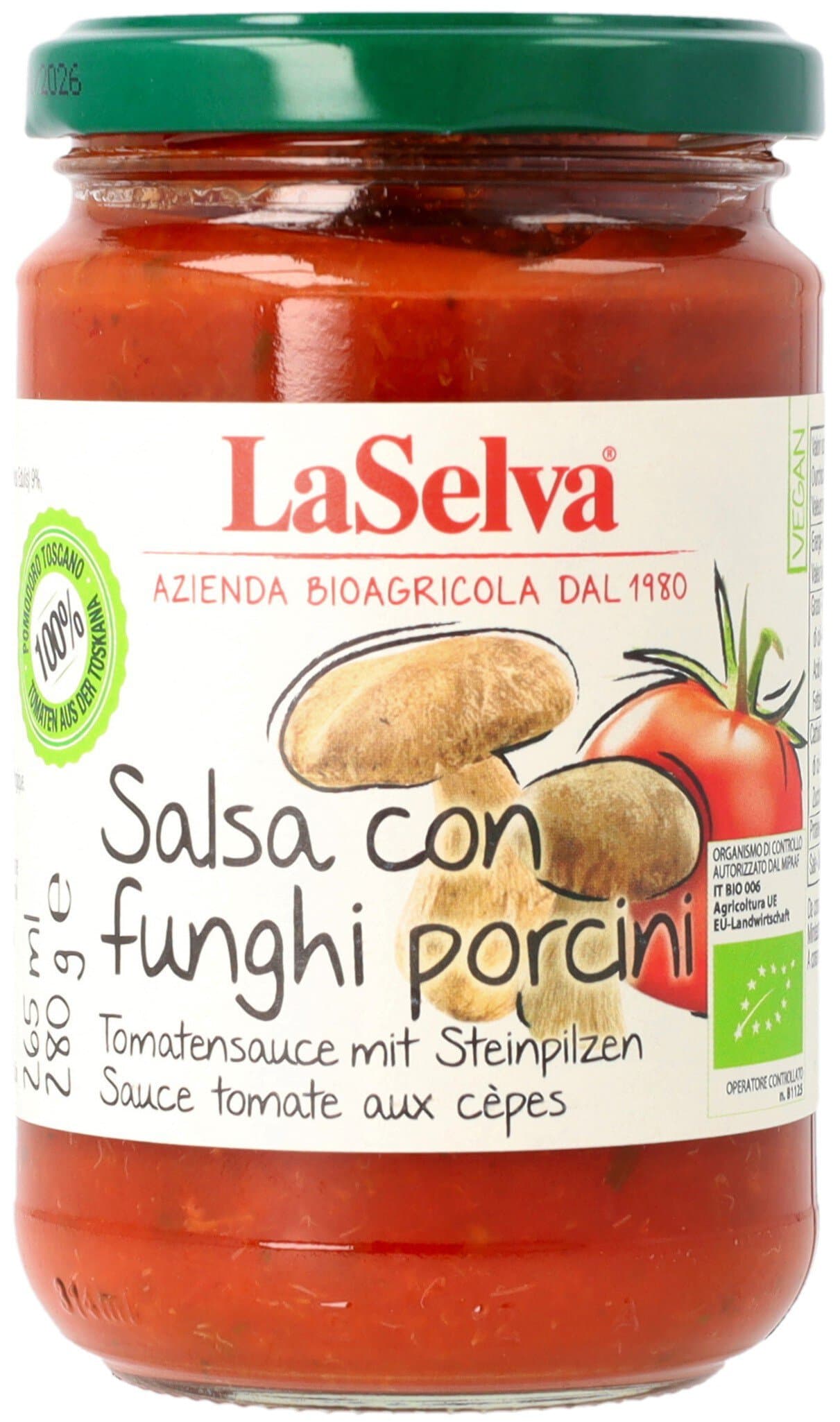 LaSelva Tomatensauce Steinpilz