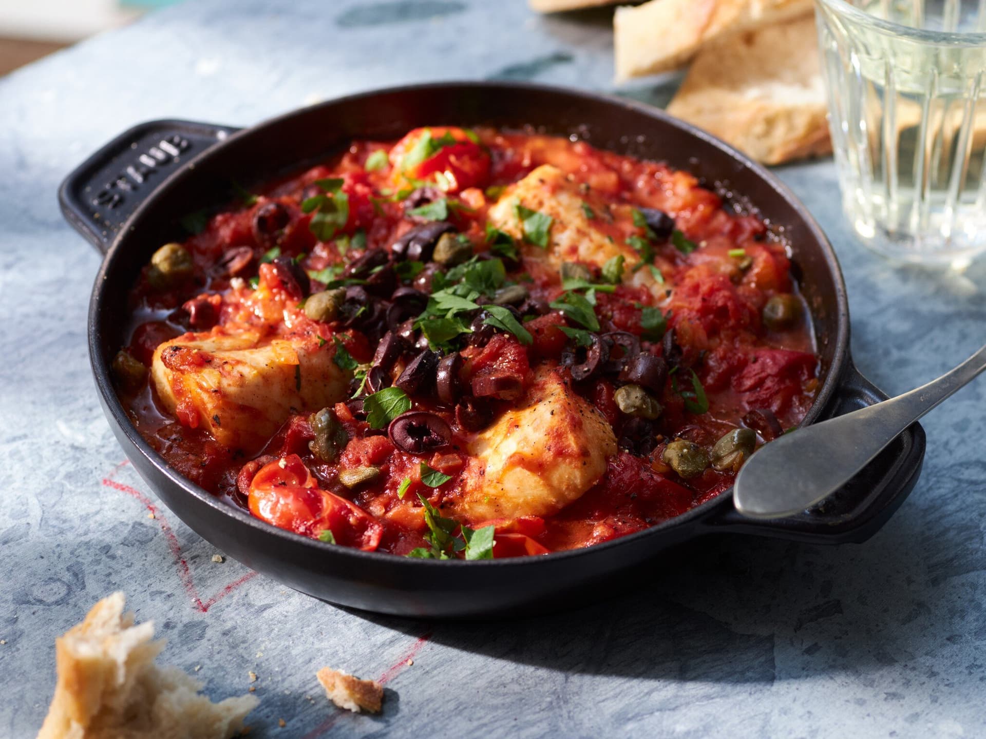 Kabeljau in Tomatensugo